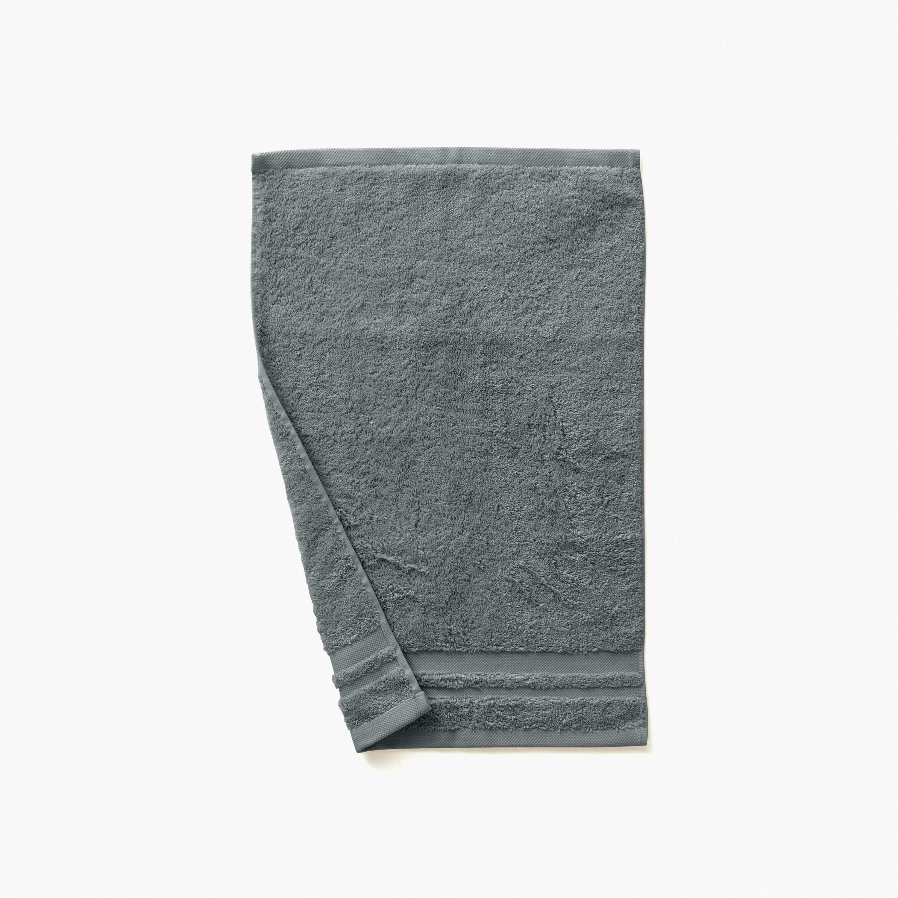 Lola II Cotton Guest Towel - Khaki Ash