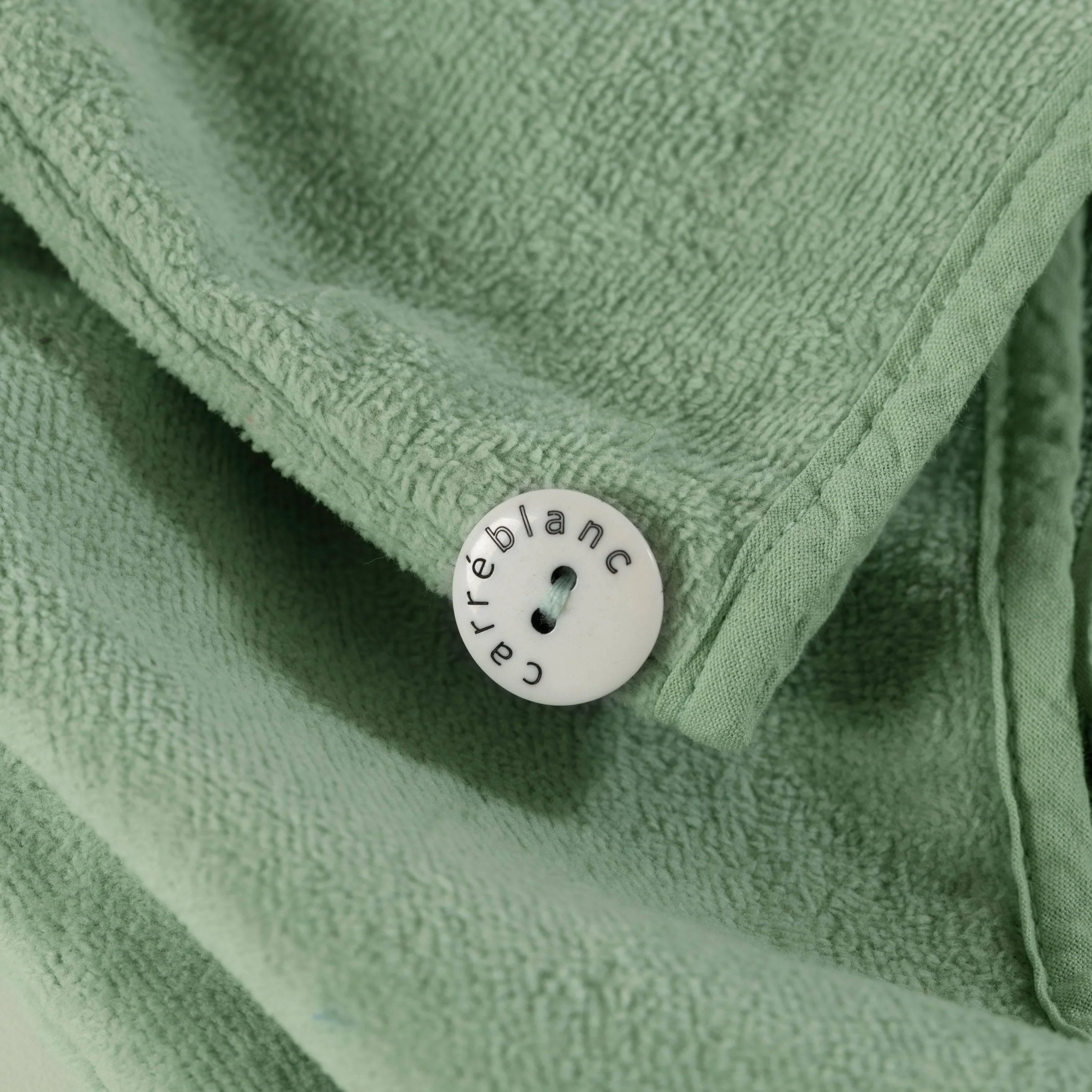 Naturelle Organic Cotton Hair Towel - Eucalyptus - Image 4