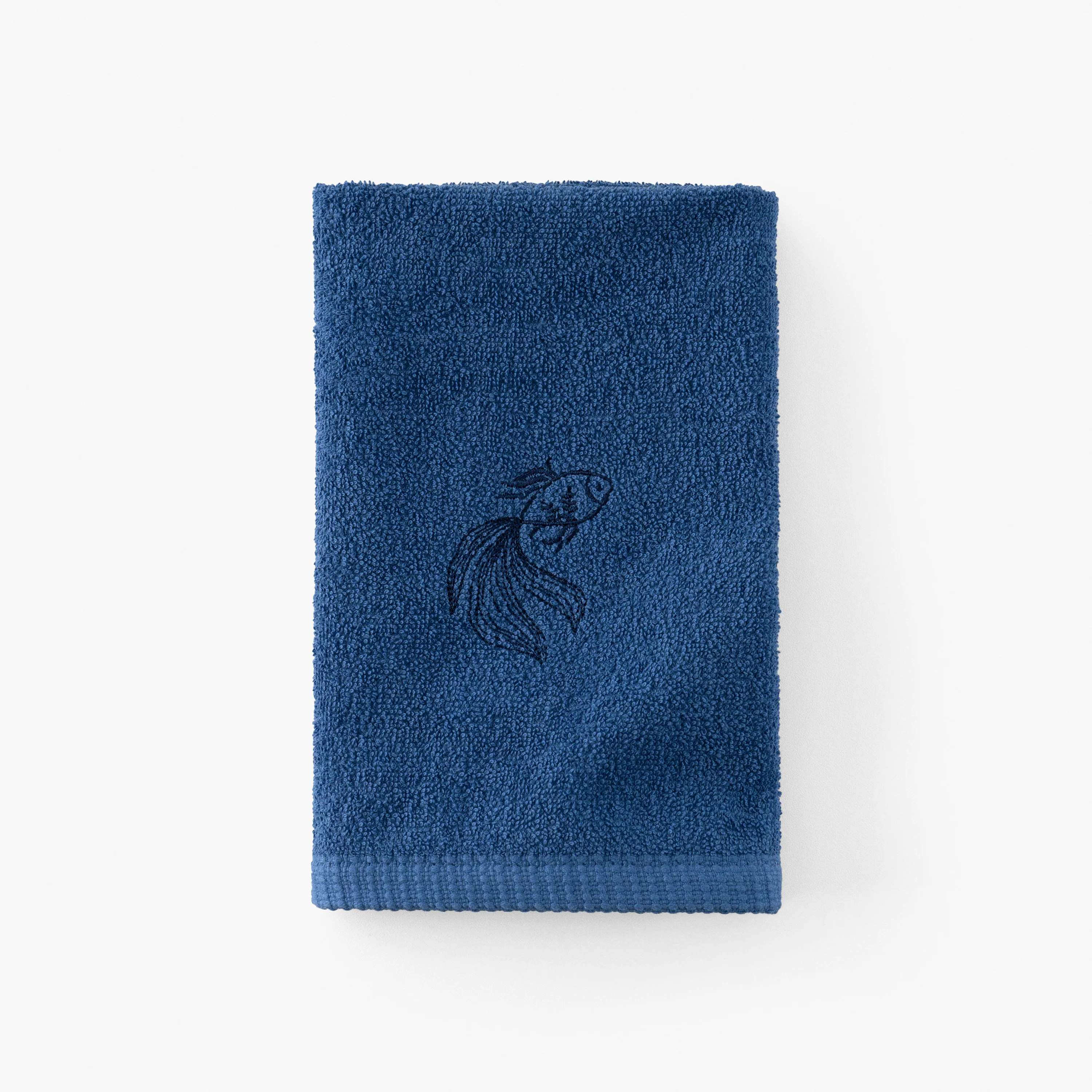 Halfmoon Cotton Hand Towel - Indigo