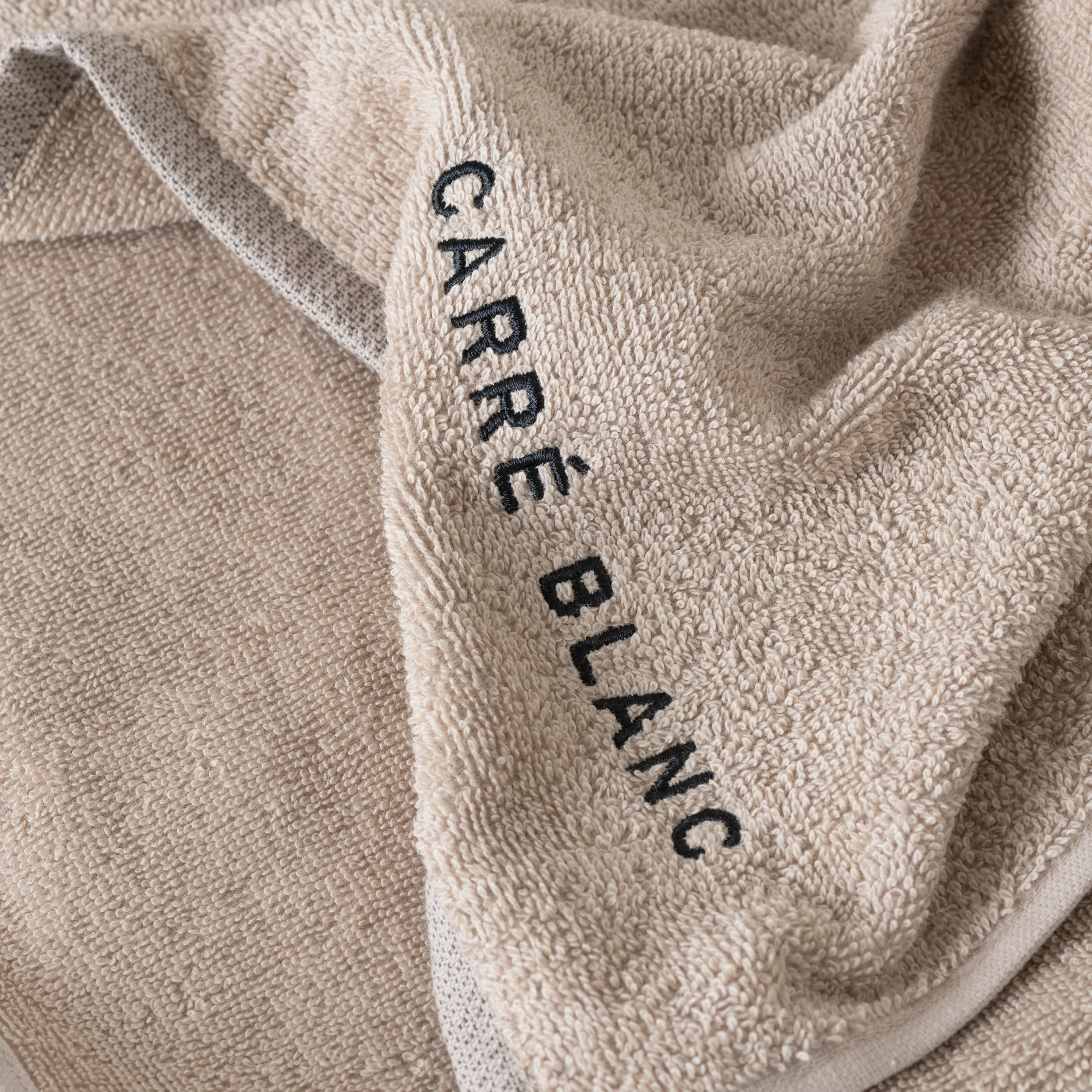 Signature Cotton Hand Towel - Beige - Image 3