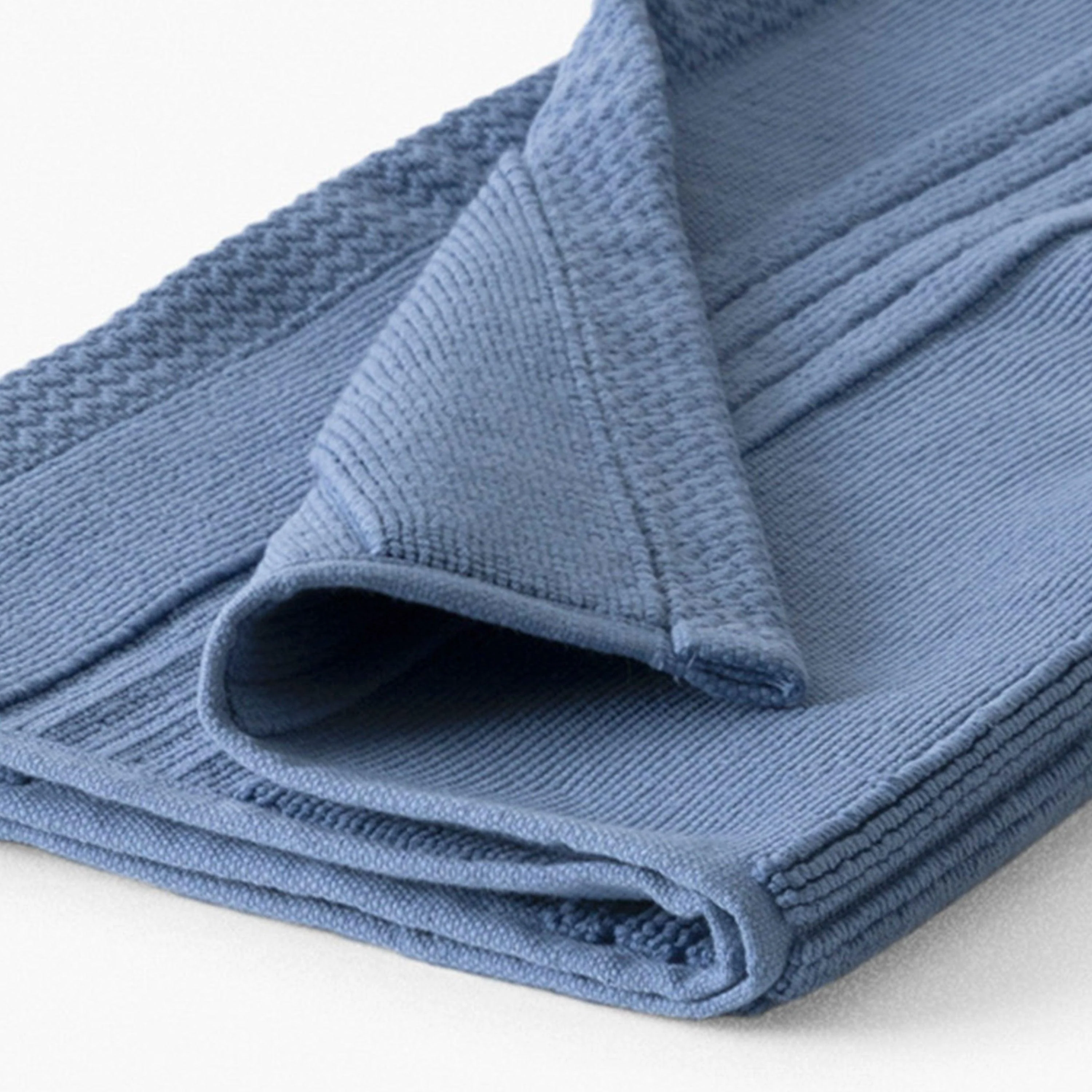 Hypnotic Cotton Bath Mat - Indigo - Image 2