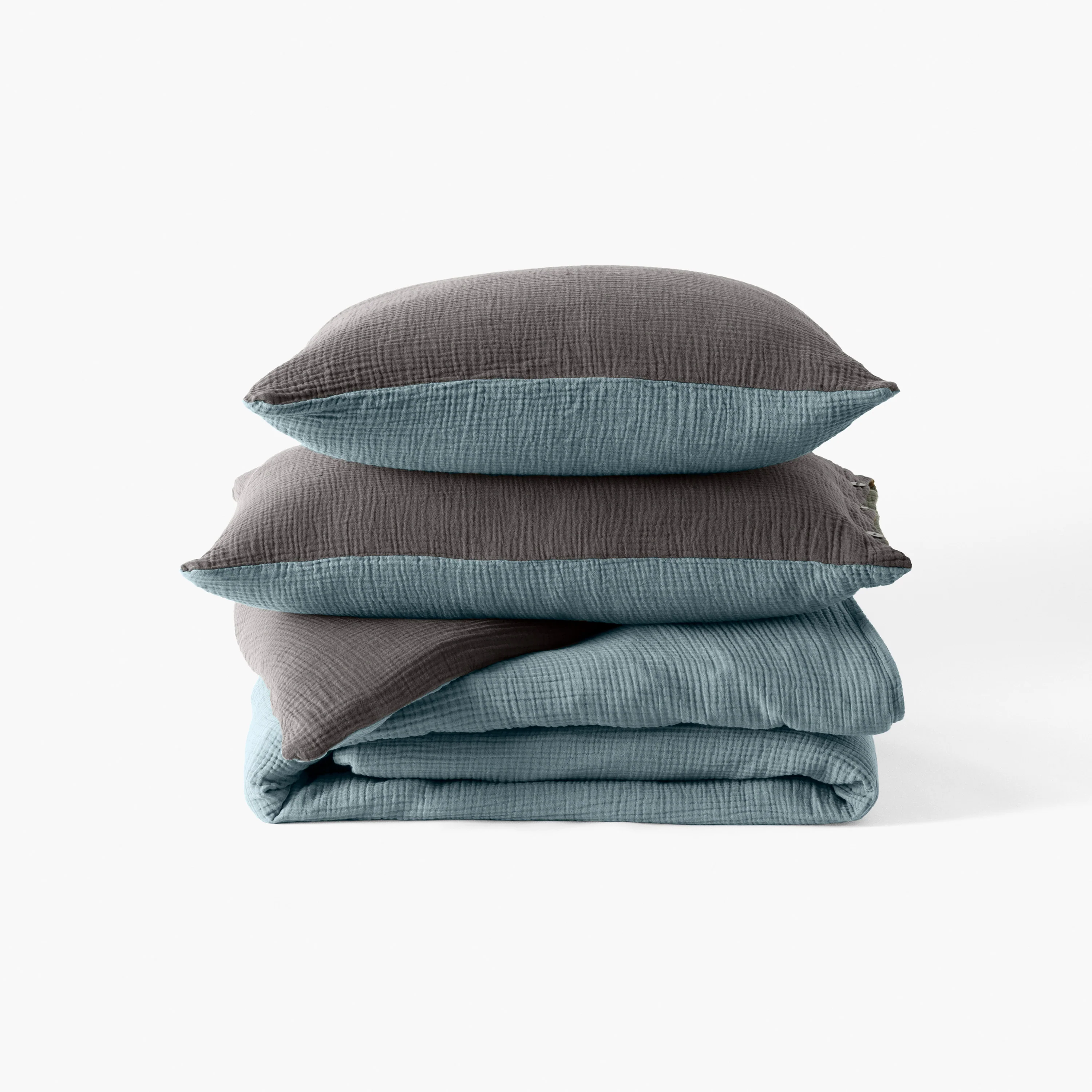 Infini Reversible Cotton Duvet Cover - Multicoloured - Image 8