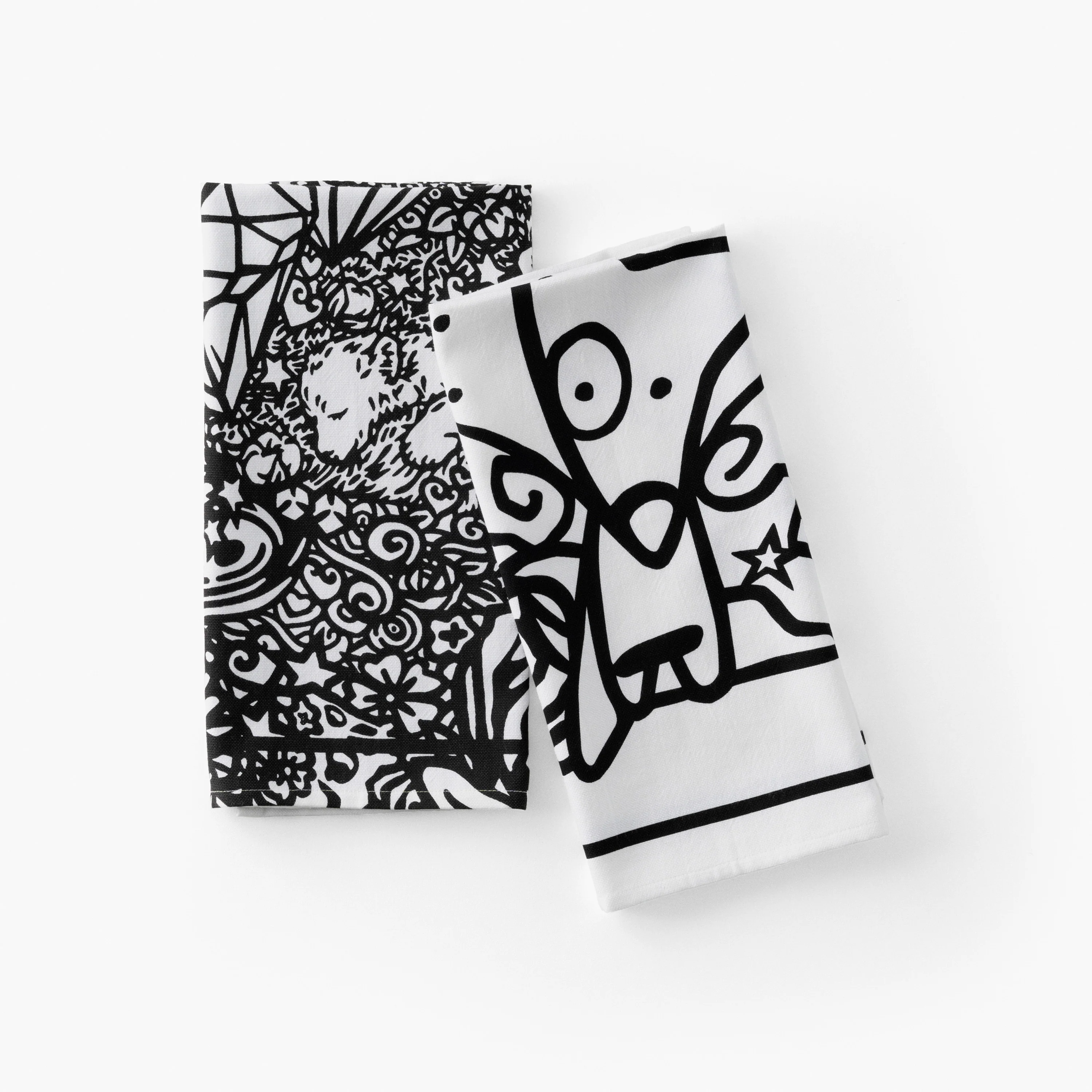 Jakè24 Cotton Kitchen Towel - White - Image 5