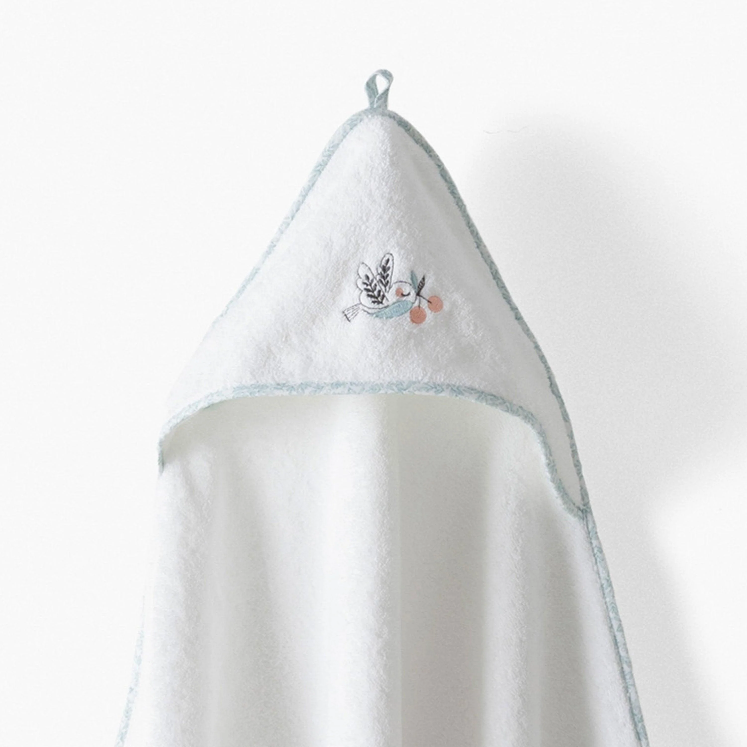 Jardine Organic Cotton Bath Cape - White