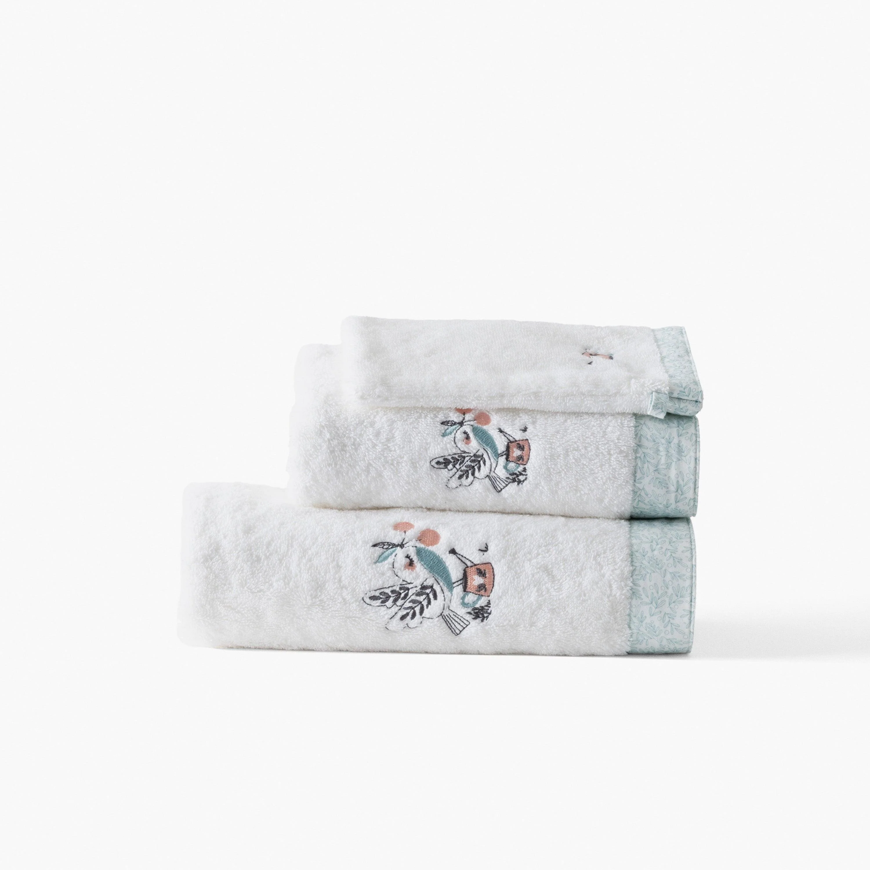 Jardine Organic Cotton Bath Cape - White - Image 5