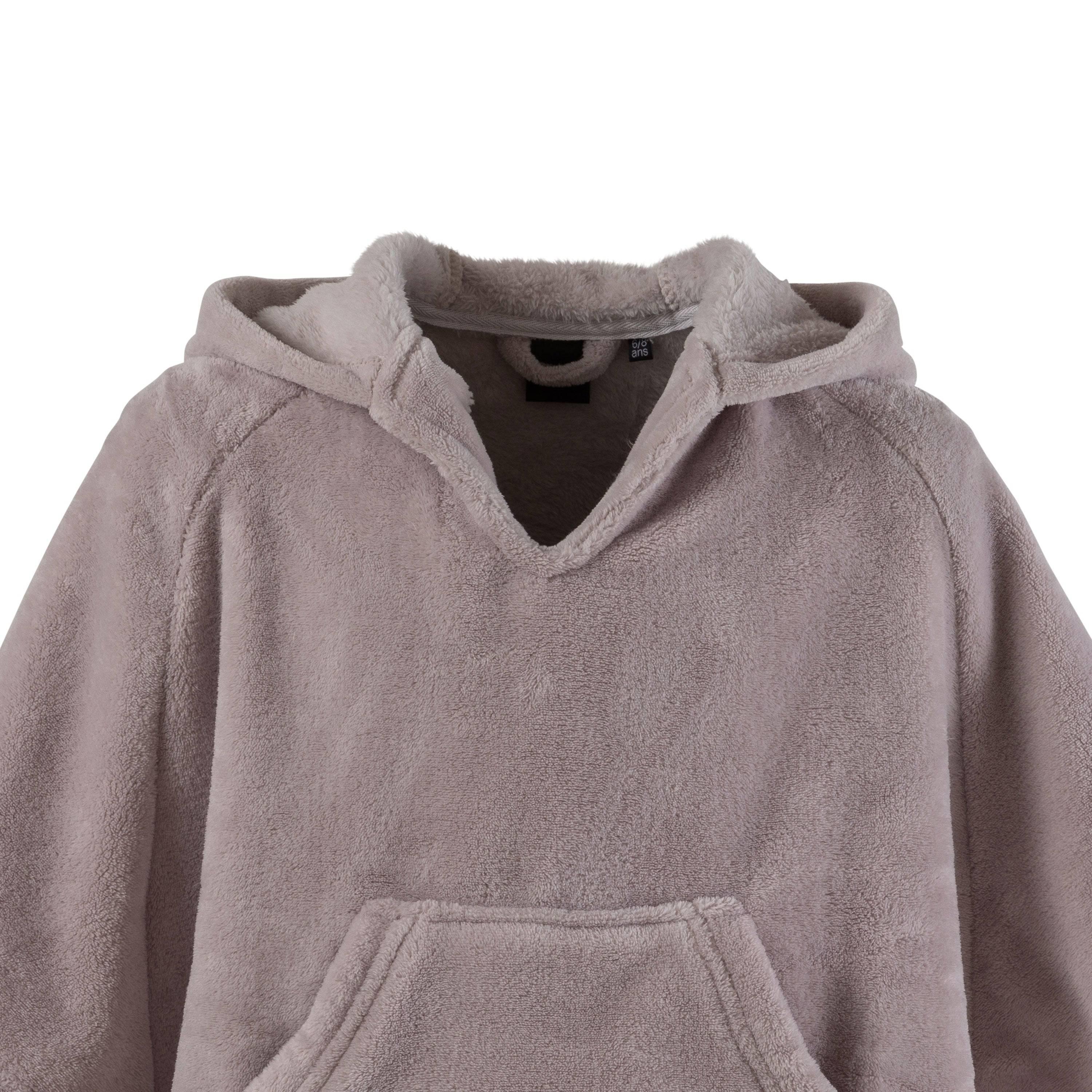 Dreamful Fleece Kid Poncho - Beige - Image 4