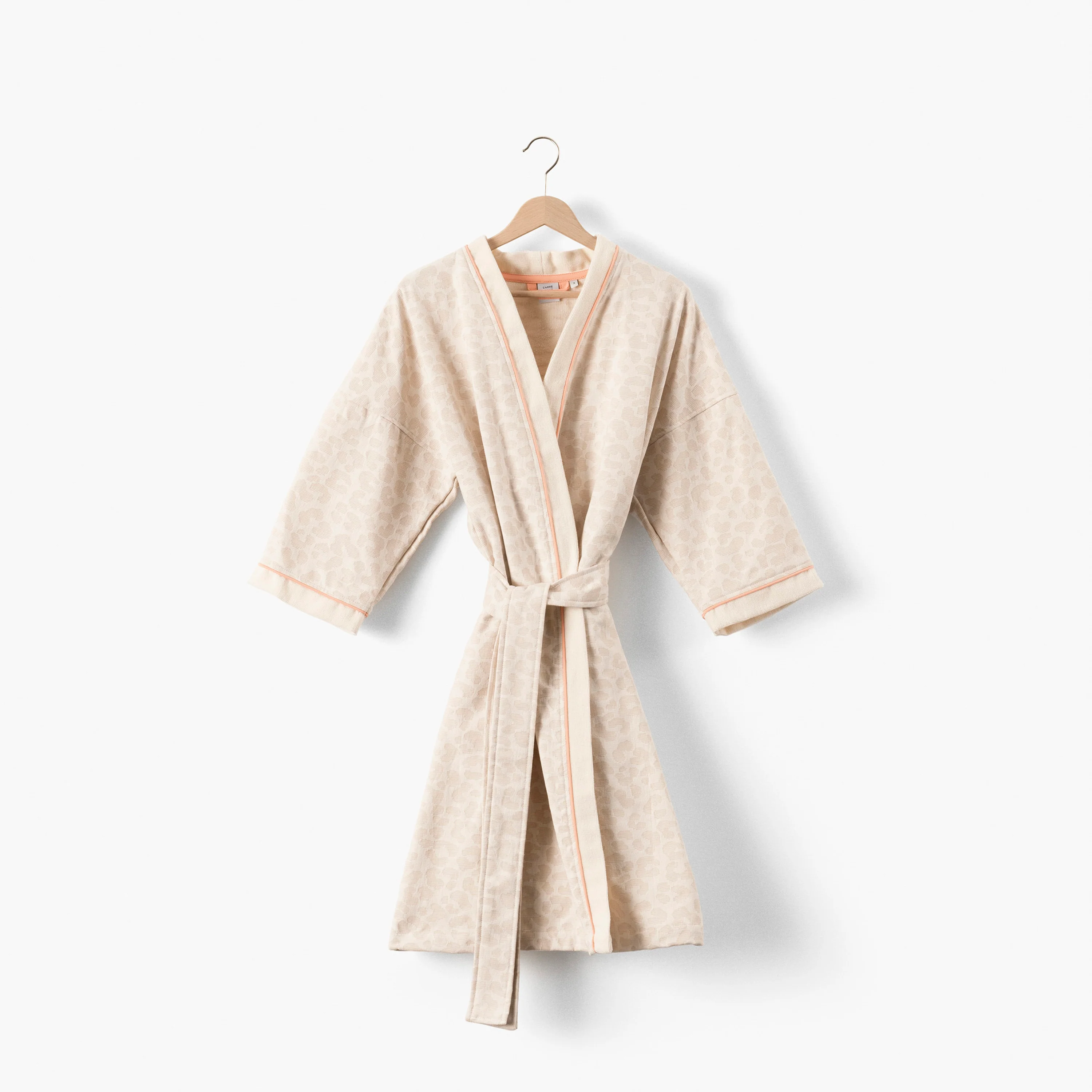 Leonore Women's Cotton Bathrobe - Ivory