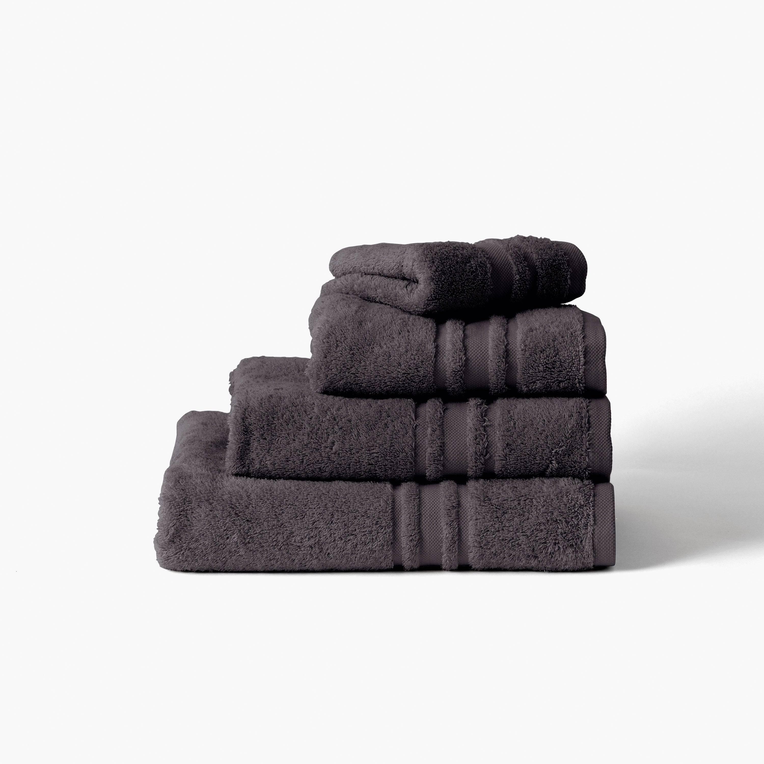 Lola II Cotton Bath Towel - Anthracite - Image 4