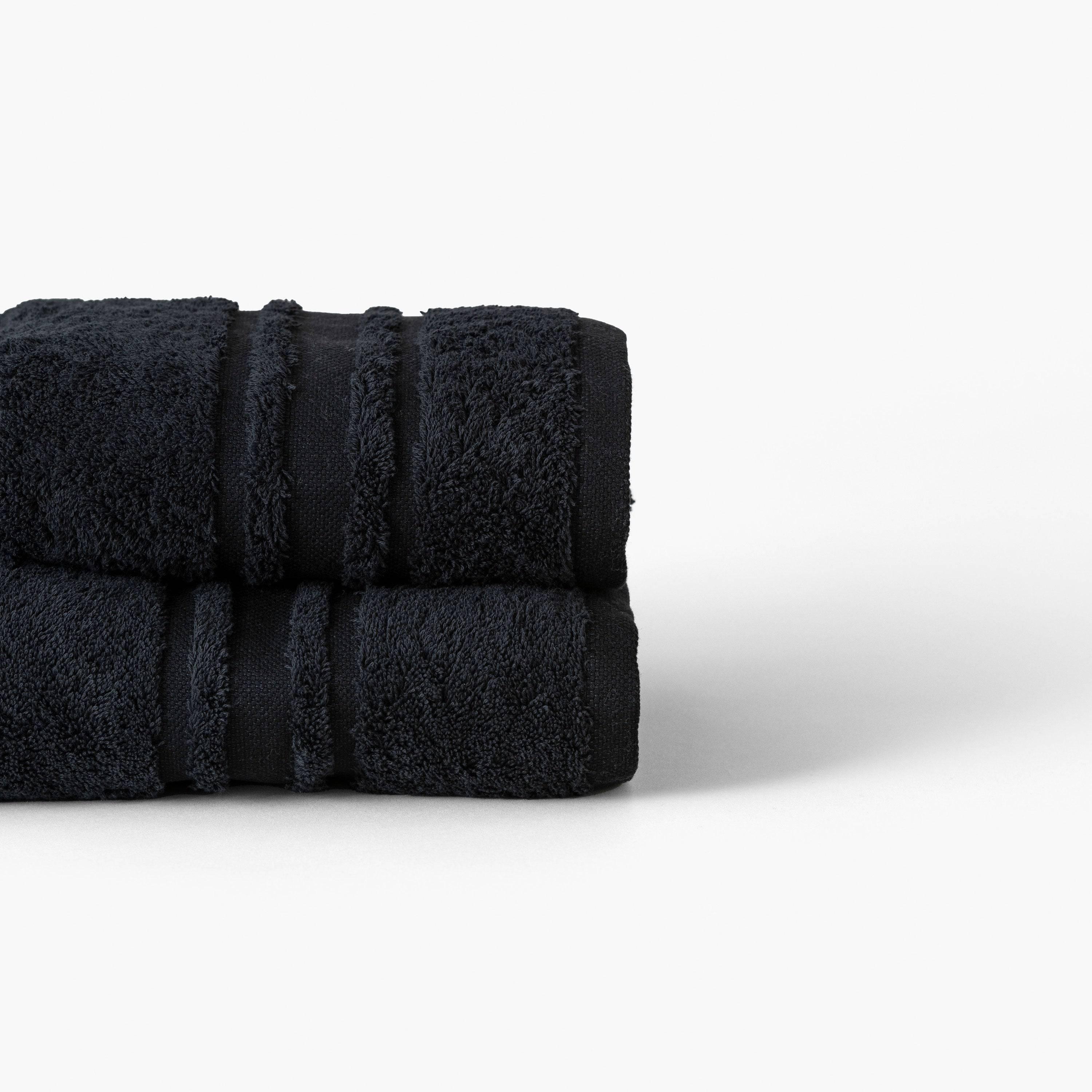 Lola II Cotton Bath Towel - Black - Image 8