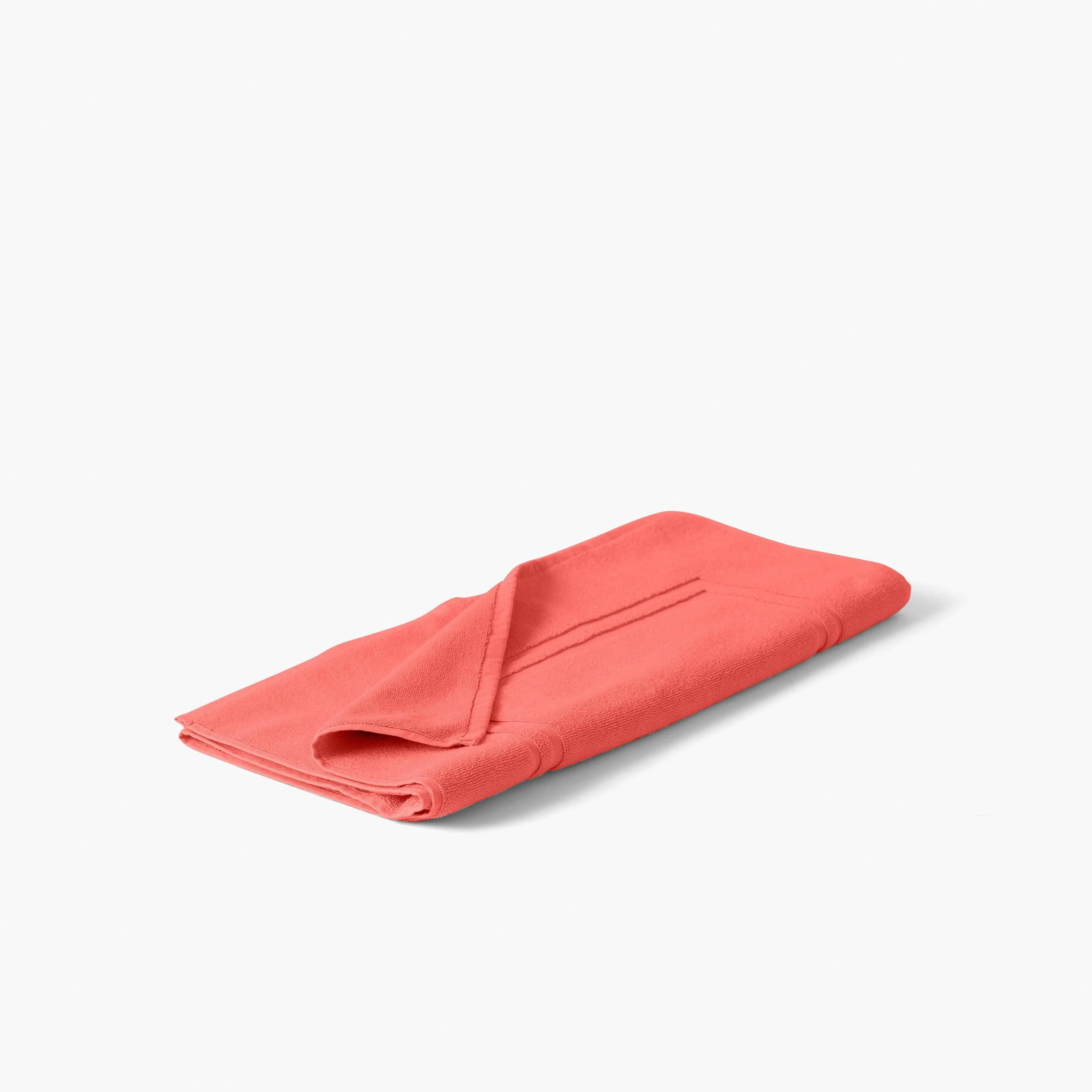 Lola II Cotton Bath Mat - Coral - Image 3
