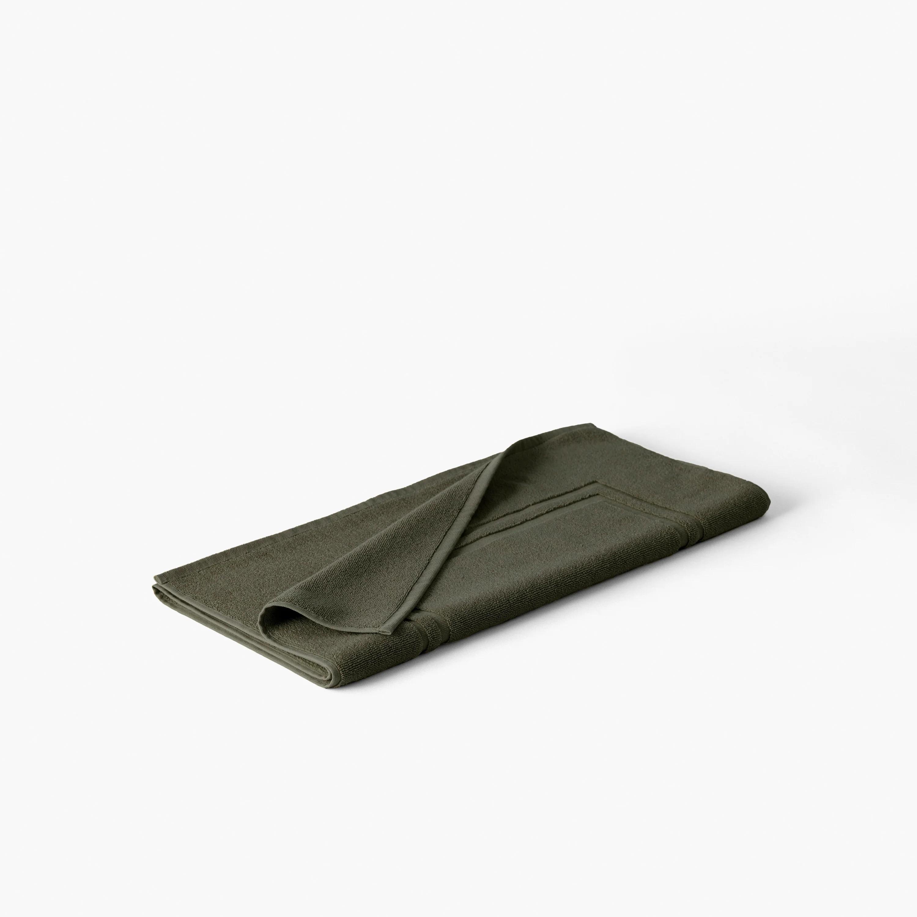 Lola II Cotton Bath Mat - Khaki Green - Image 3