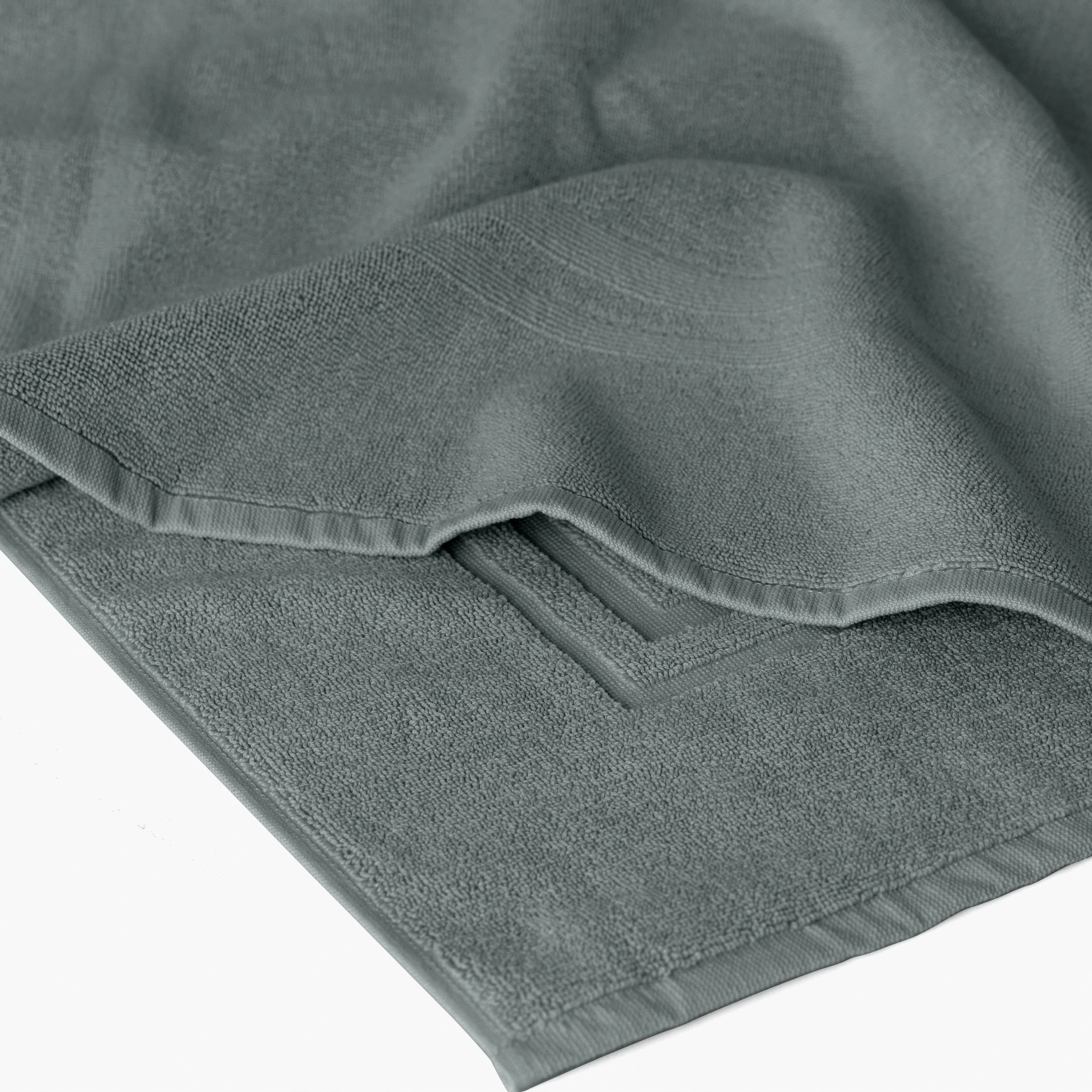 Lola II Cotton Bath Mat - Khaki Ash - Image 5