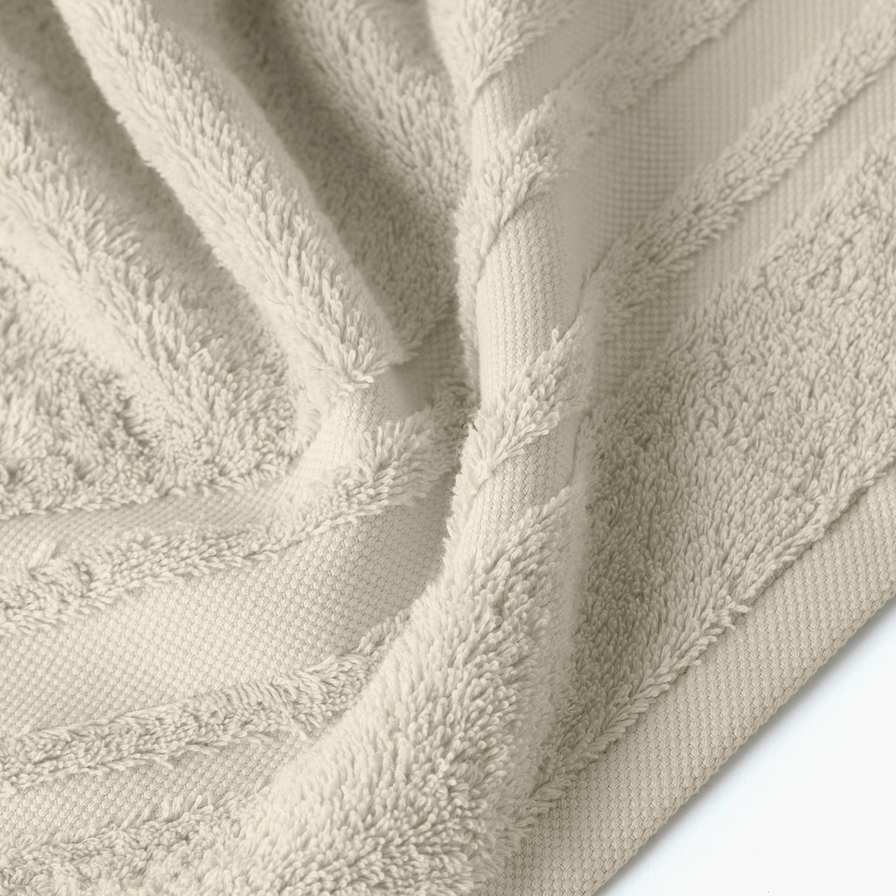 Lola II Cotton Bath Towel - Linen - Image 3