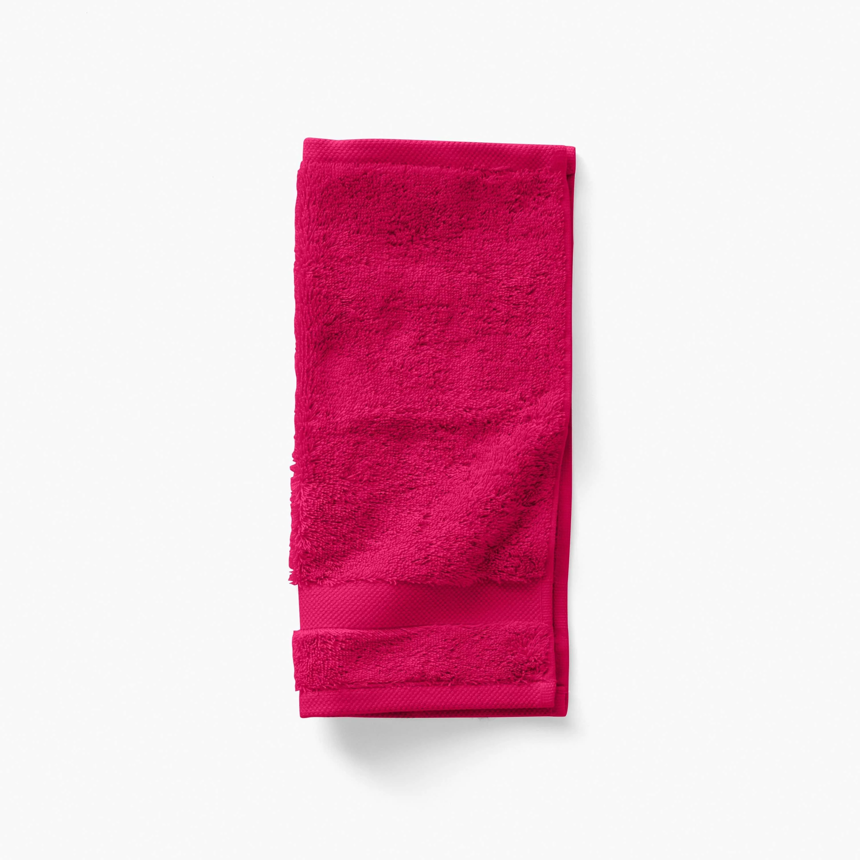 Lola II Cotton Washcloth - Raspberry - Image 4