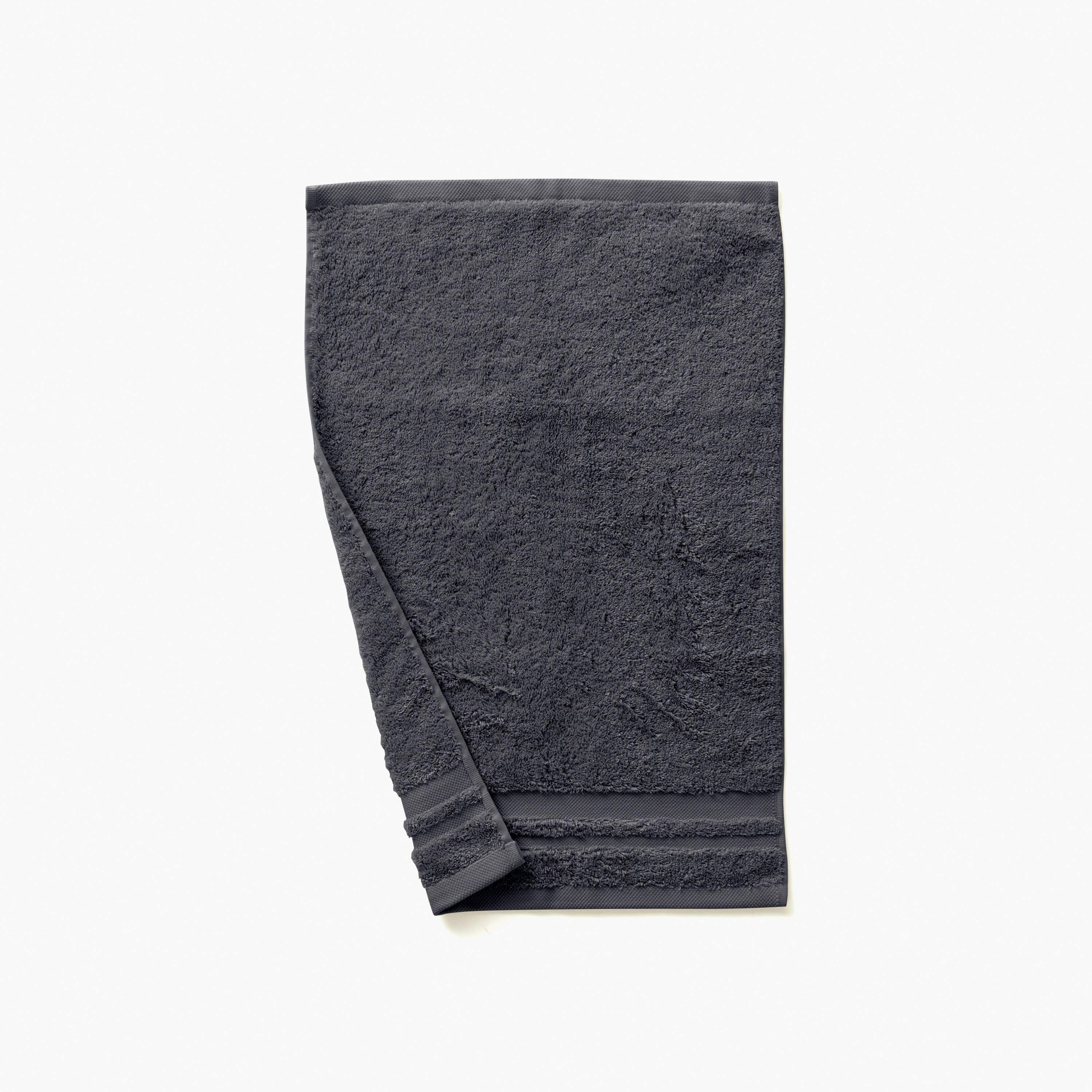 Lola II Cotton Guest Towel - Slate