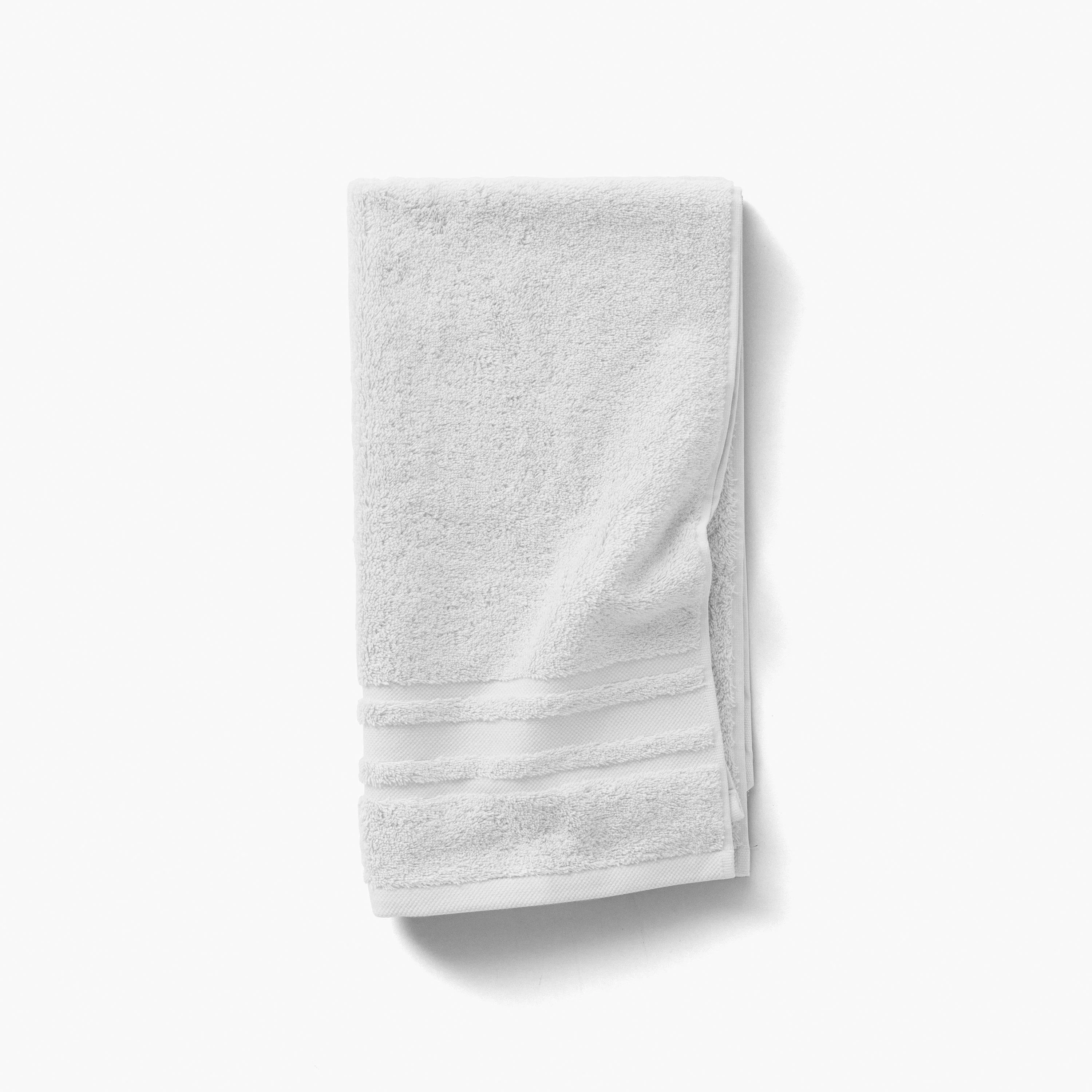 Lola II Cotton Bath Towel - White