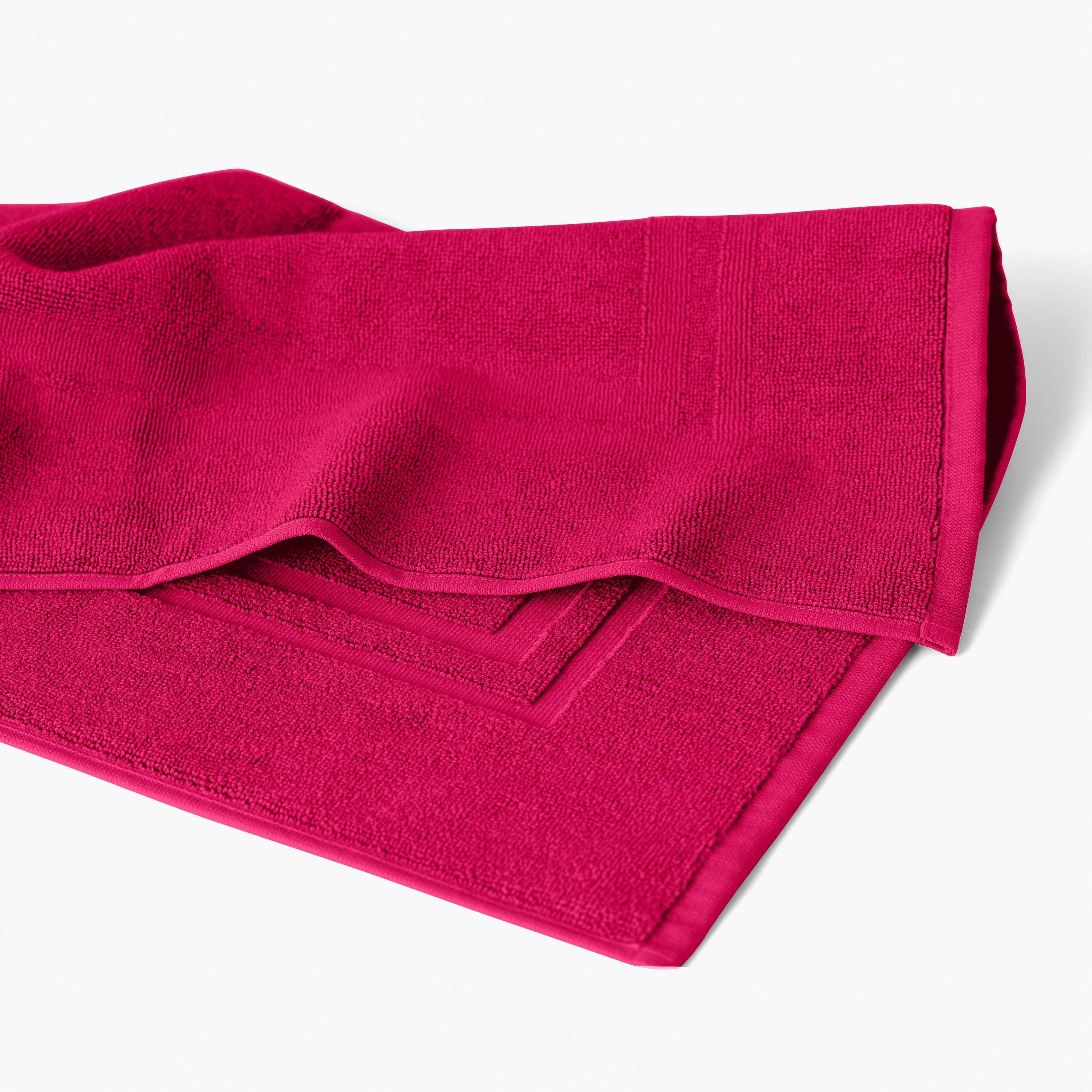 Lola II Cotton Bath Mat - Raspberry - Image 3