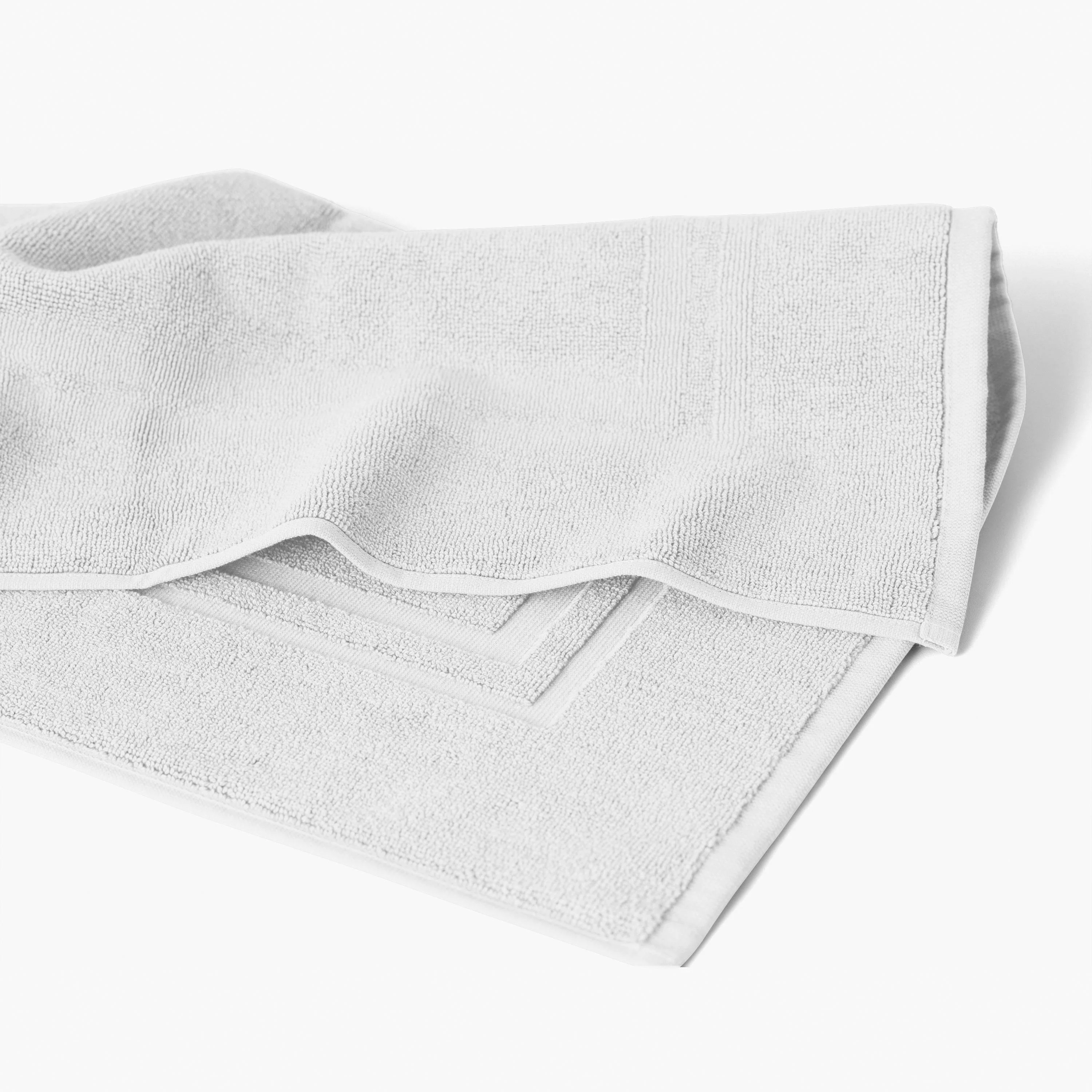 Lola II Cotton Bath Mat - White - Image 3
