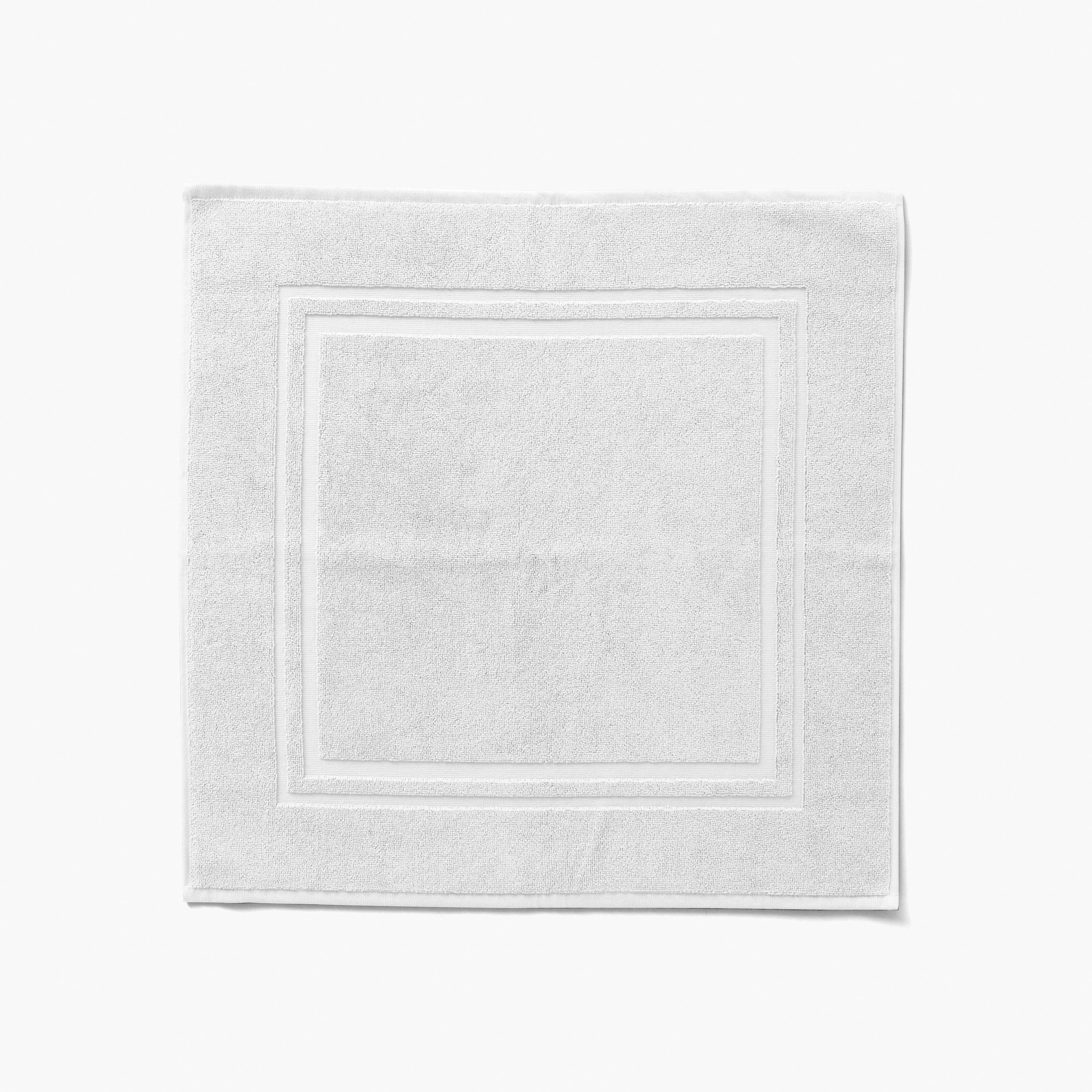 Lola II Cotton Bath Mat - White - Image 4