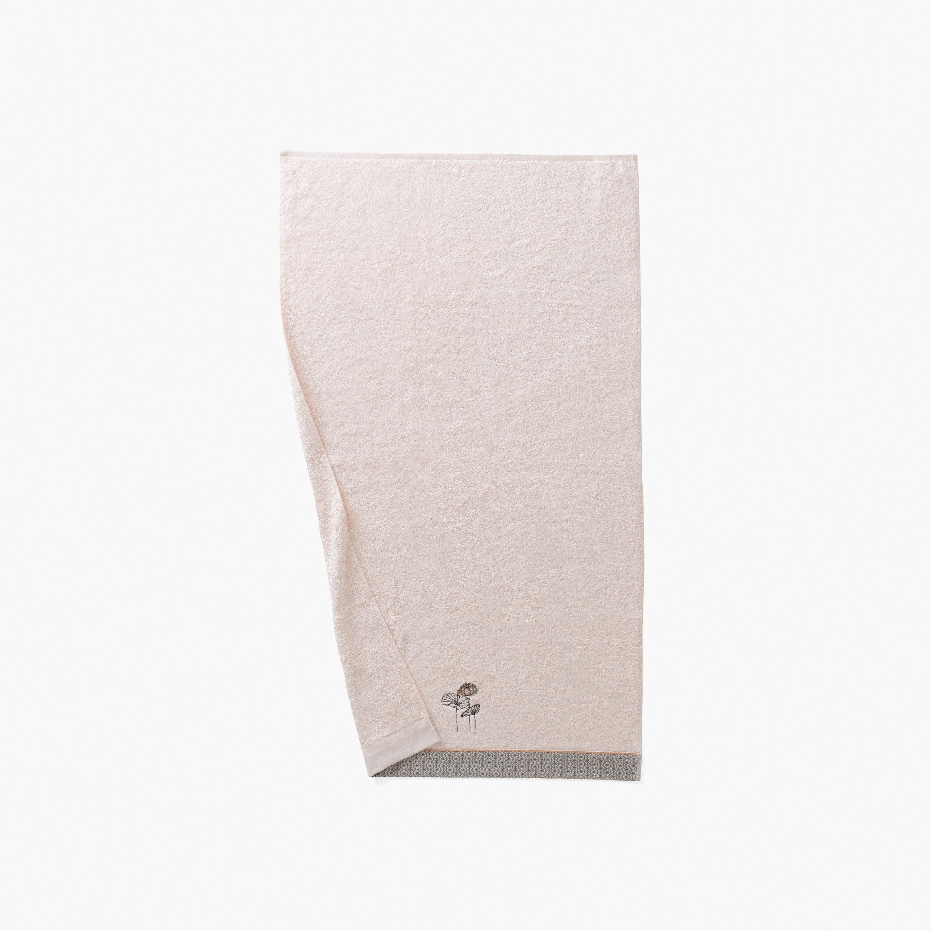 Lotus Pink Cotton Bath Towel - Image 10