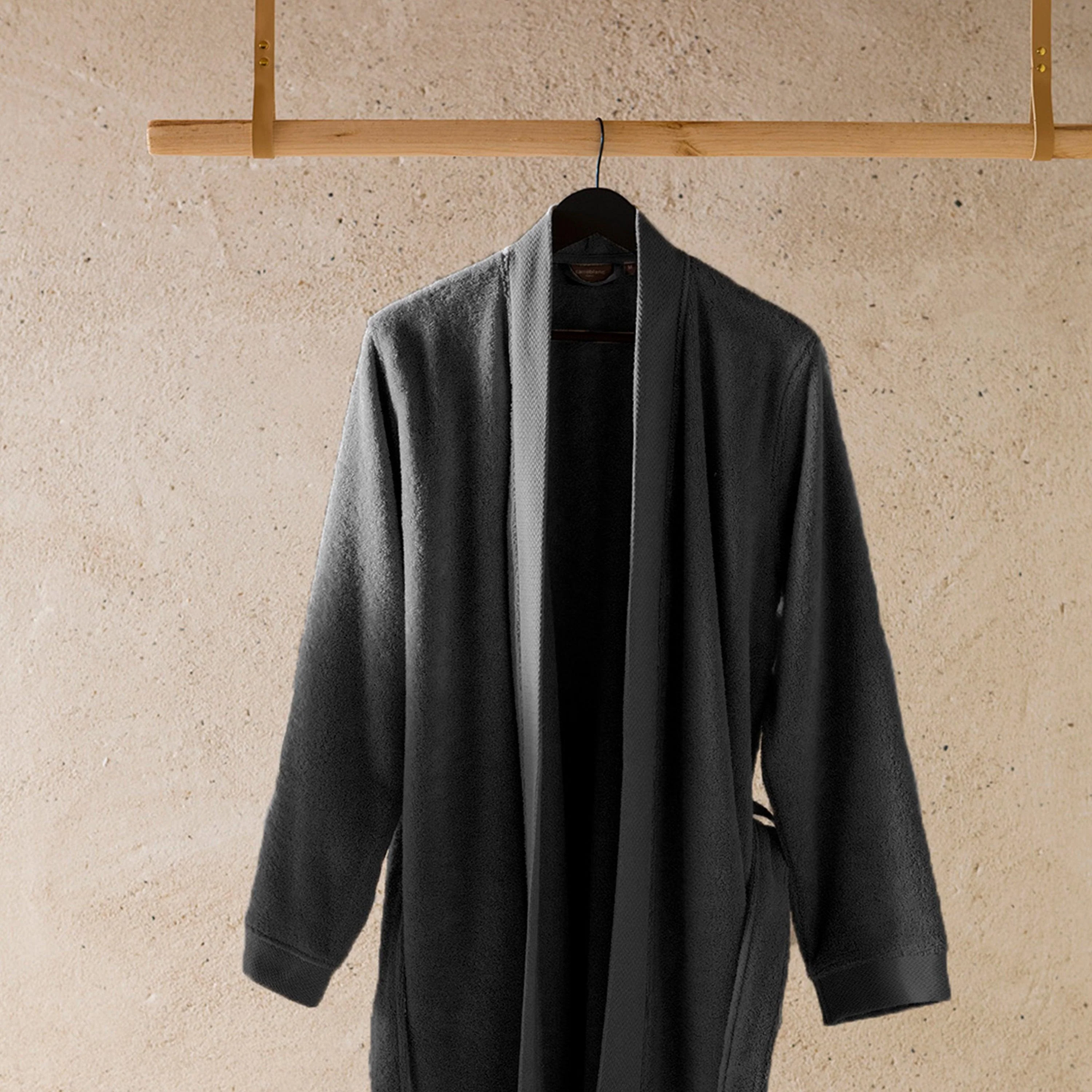 Men's Bathrobe Set - Anthracite