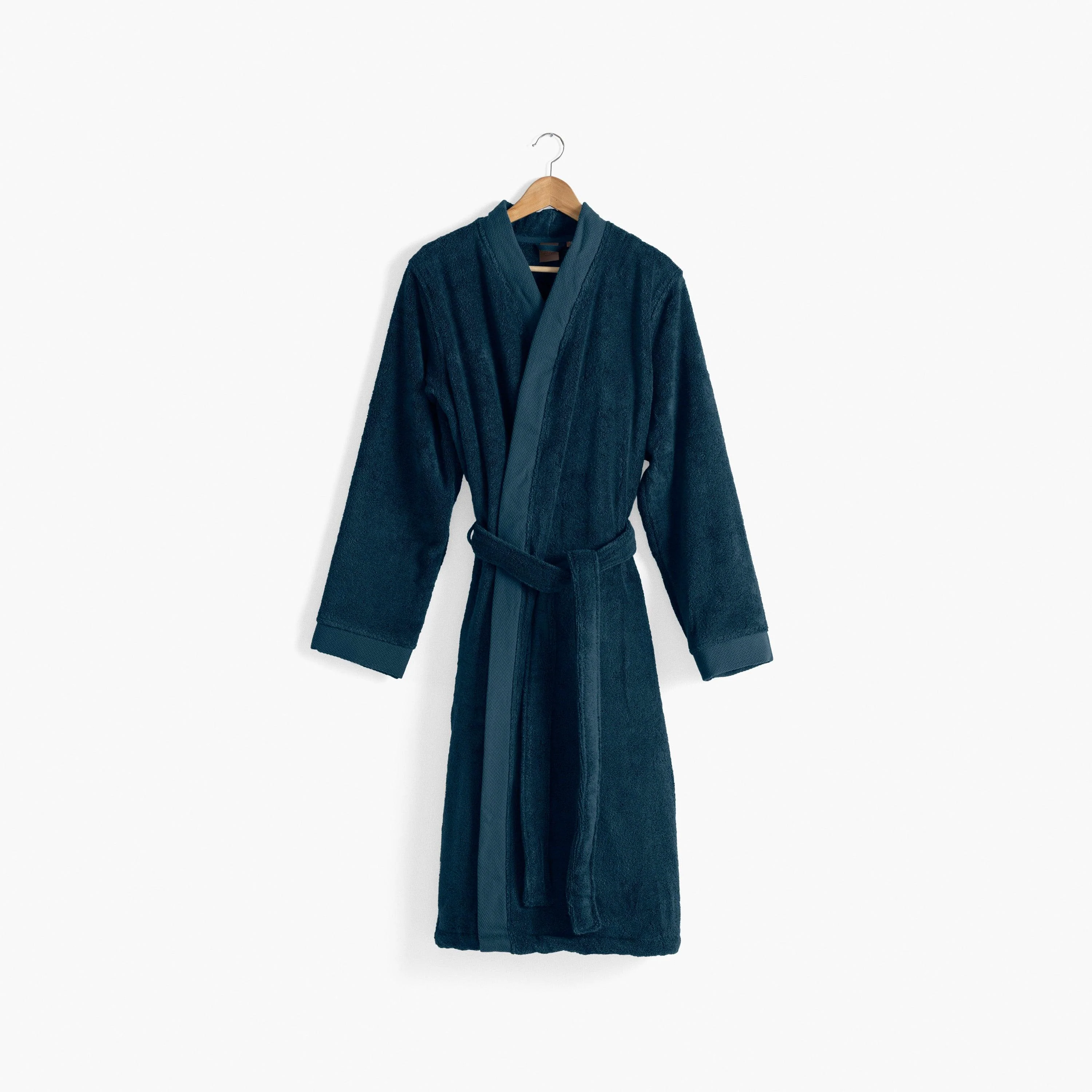 Men's Bathrobe Set - Blue - Image 2
