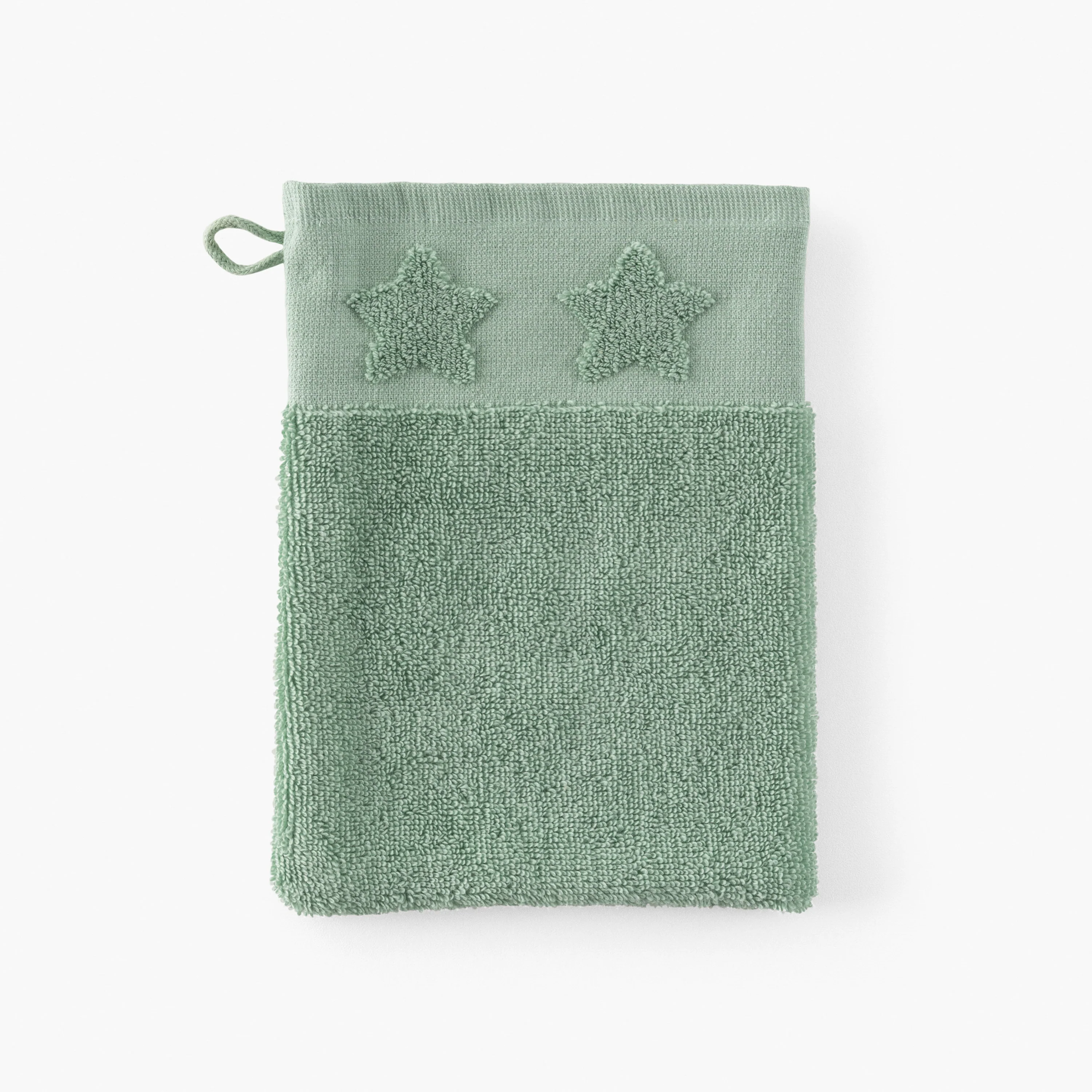 Monjour Cotton Bath Glove - Eucalyptus