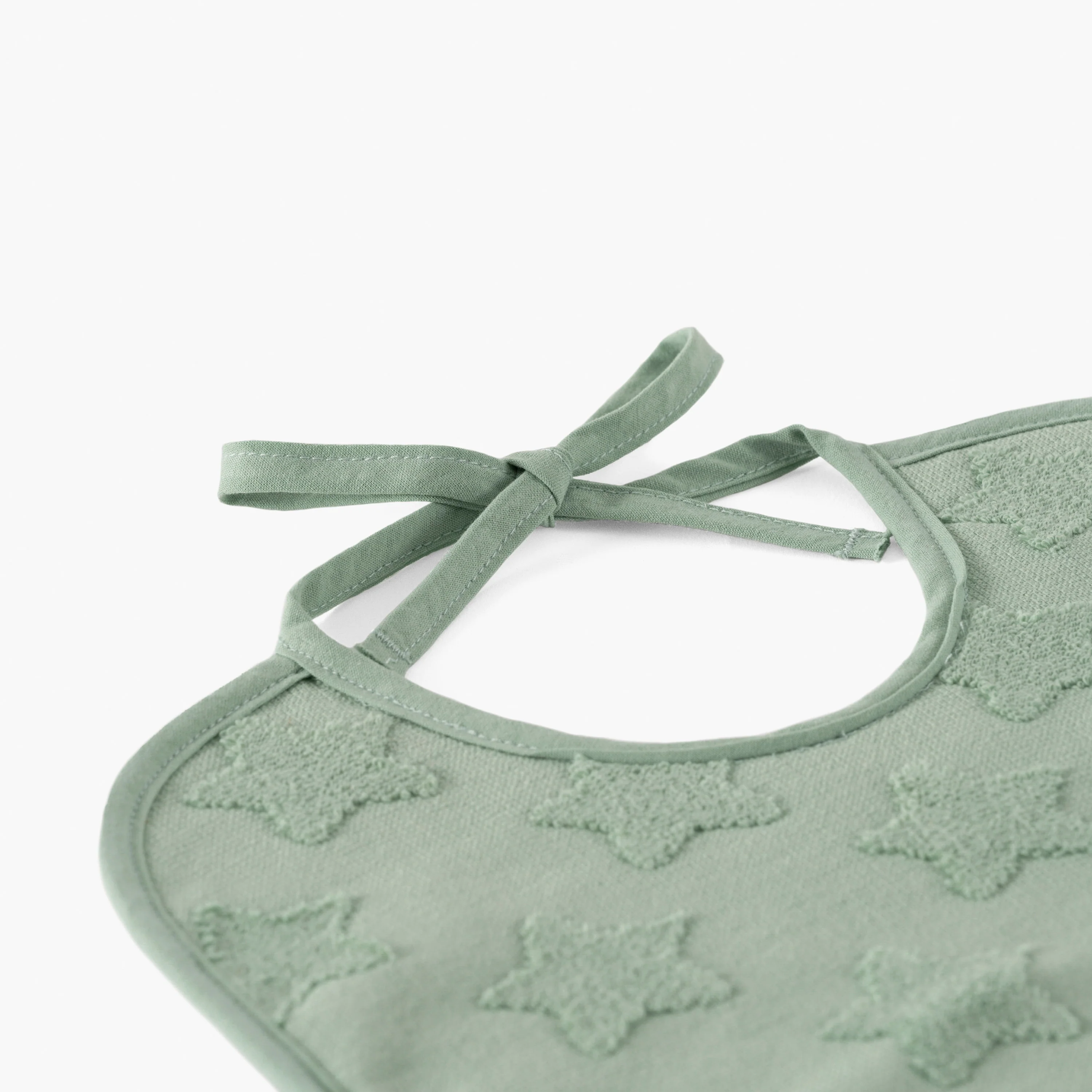 Monjour Cotton Bib - Eucalyptus - Image 3