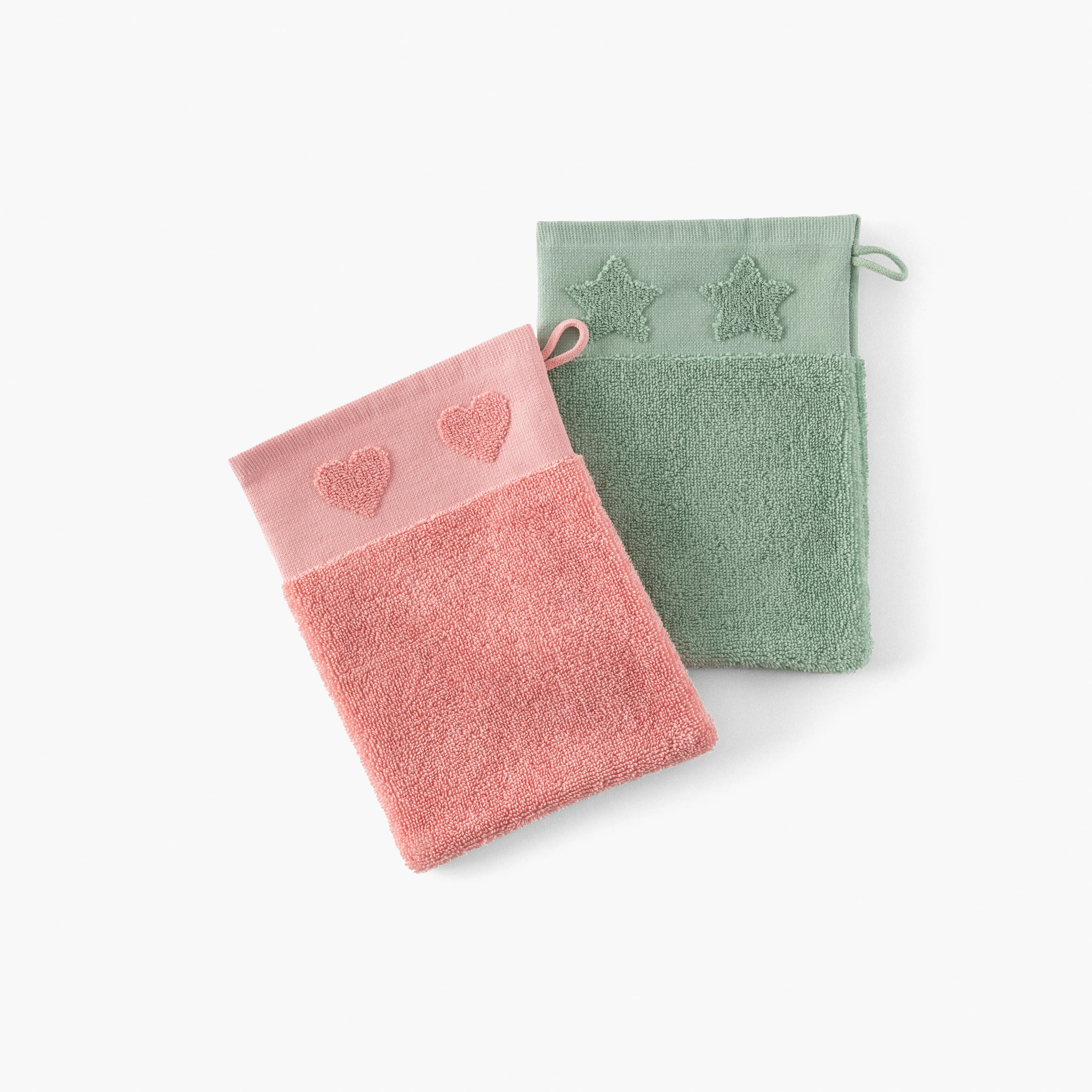 Monjour Cotton Bath Glove - Sorbet - Image 4