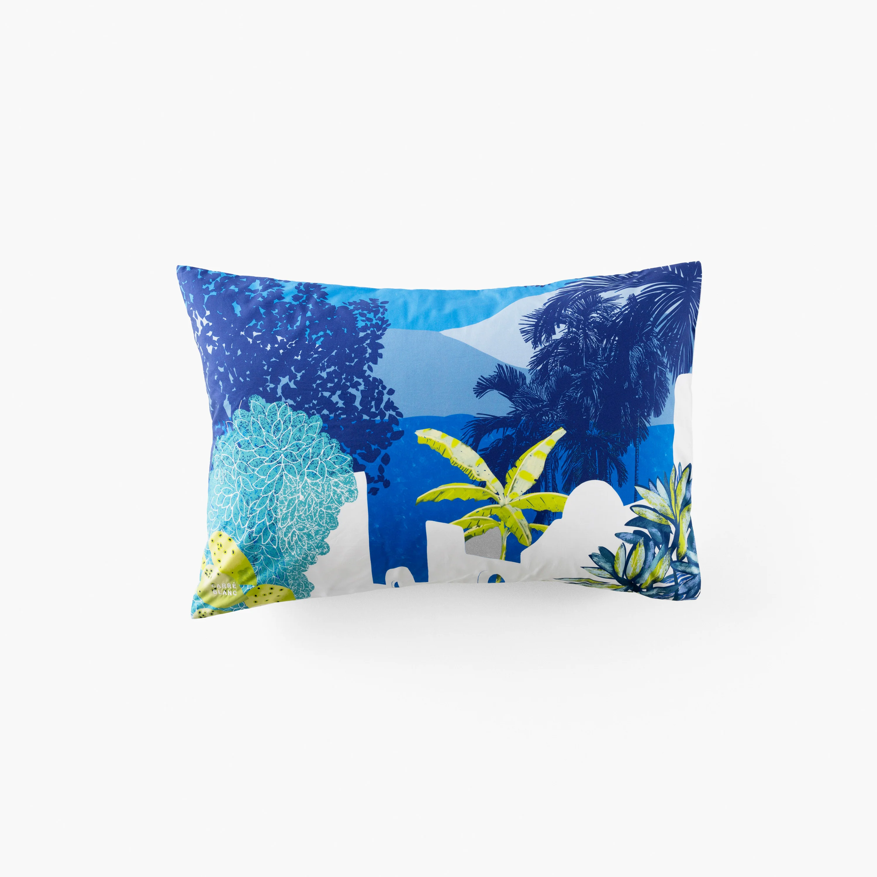 Naoussa Rectangular Cotton Pillowcase - Multicolour