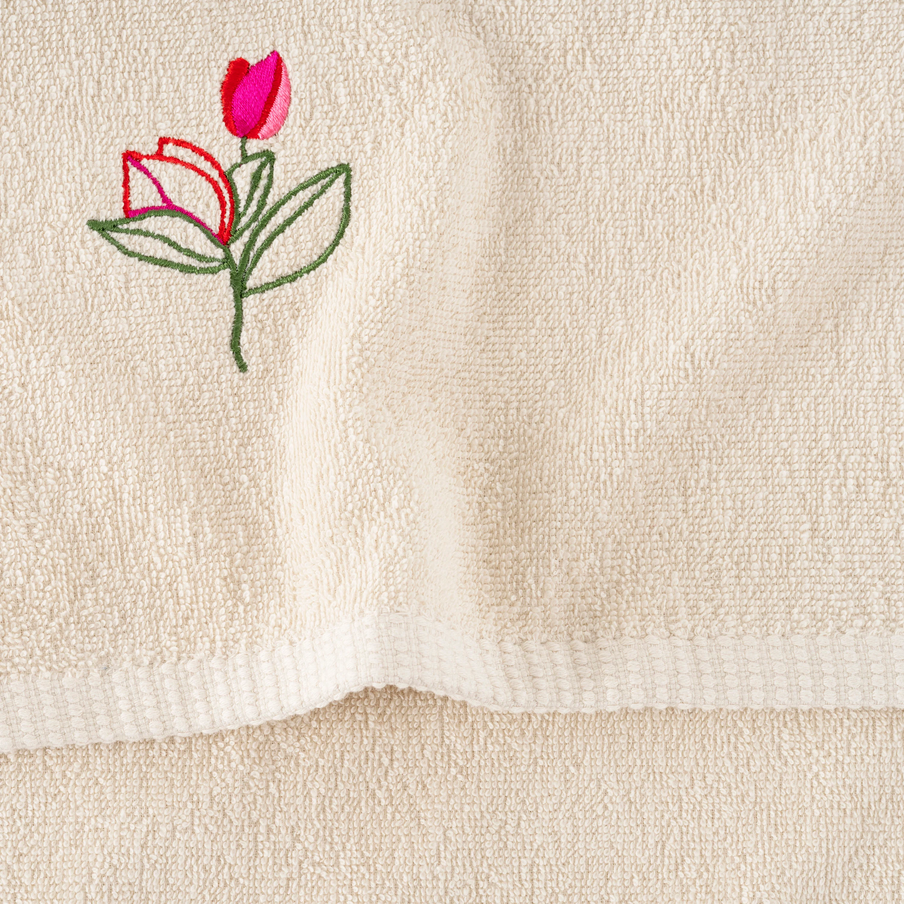 Nectar Cotton Hand Towel - Beige - Image 4