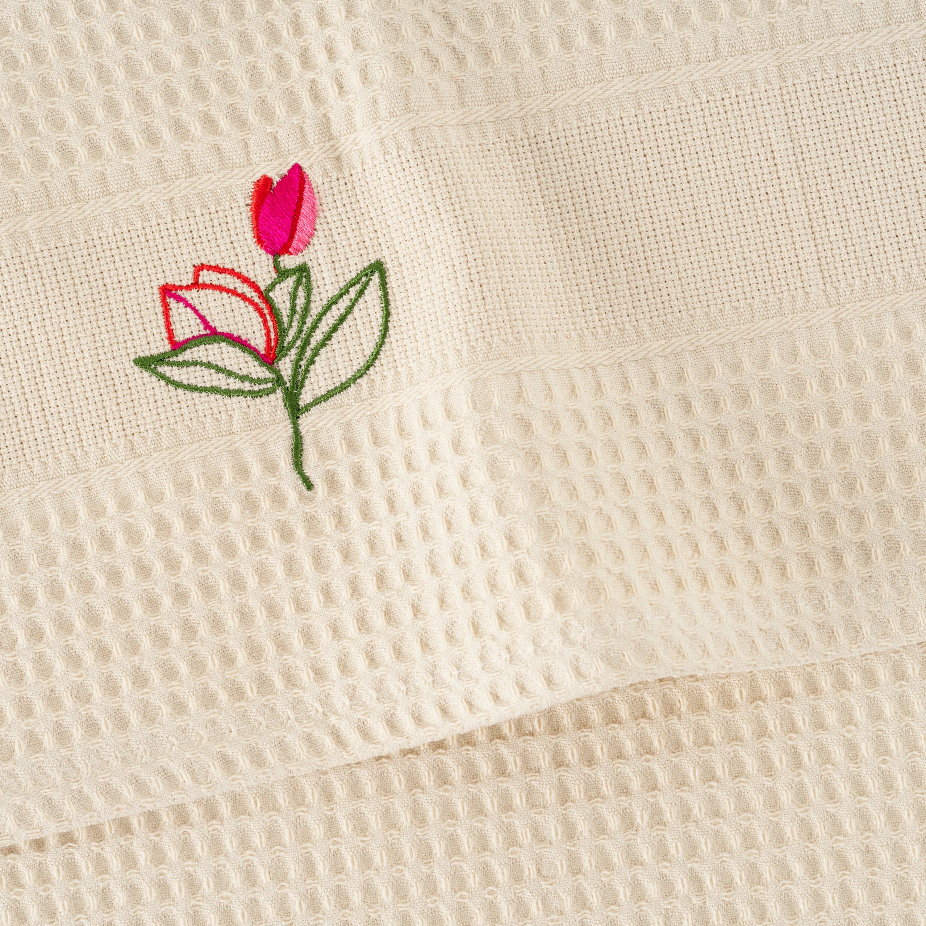 Nectar Cotton Tea Towel - Beige - Image 4