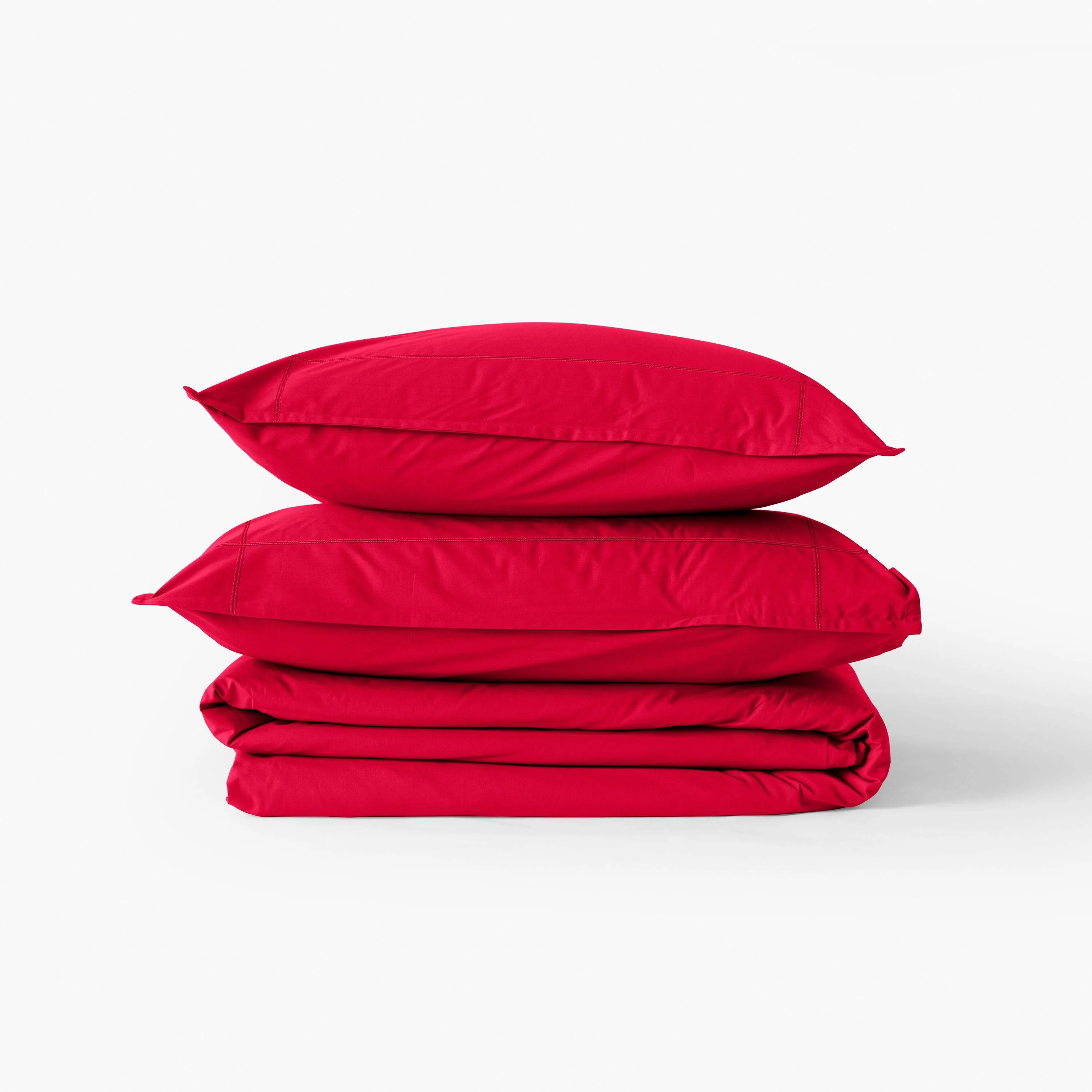Neo Cotton Percale Duvet Cover - Grenadine - Image 2