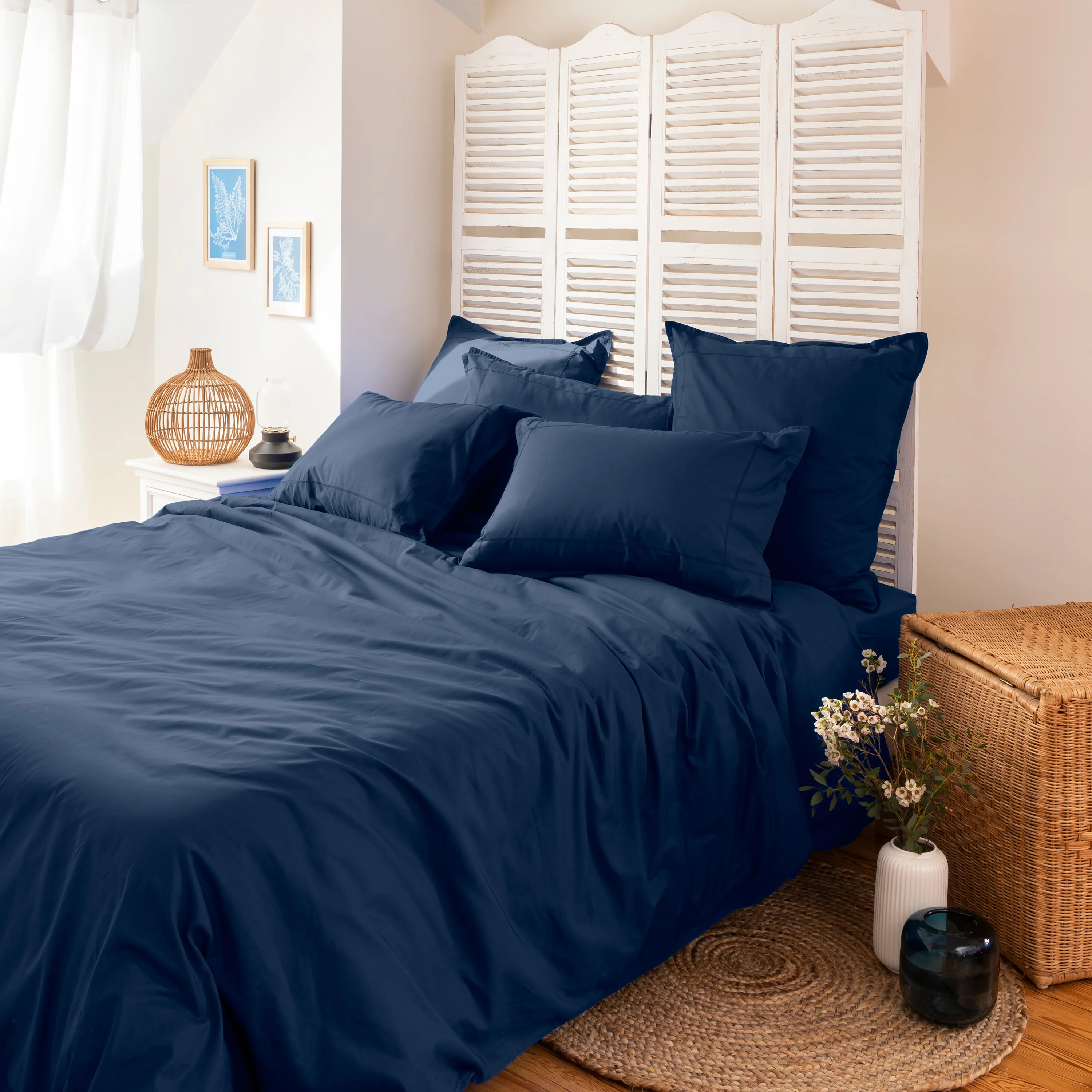 Neo Rectangular Cotton Pillowcase - Marine - Image 2