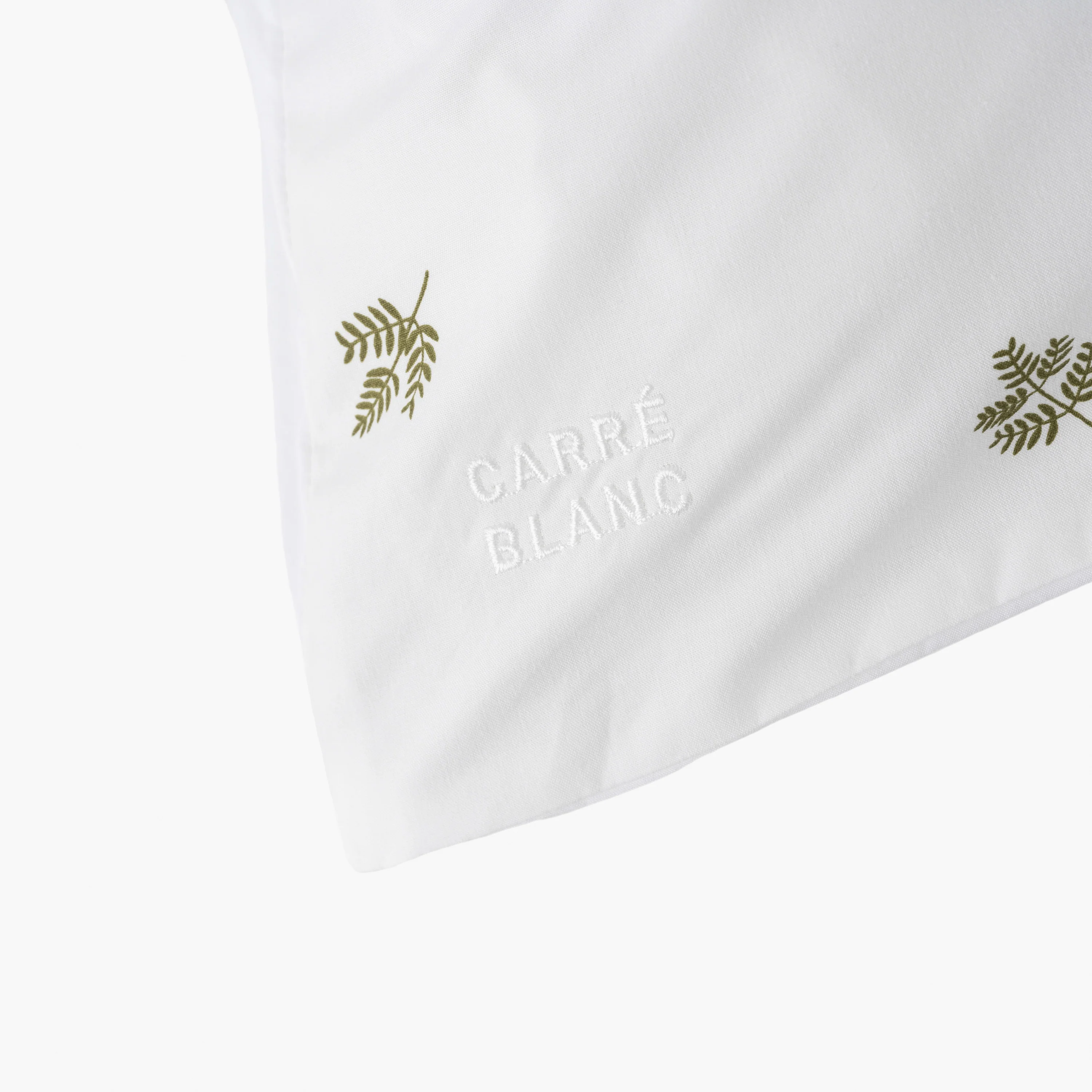 Neo Rectangular Cotton Pillowcase - Mimosa White - Image 4