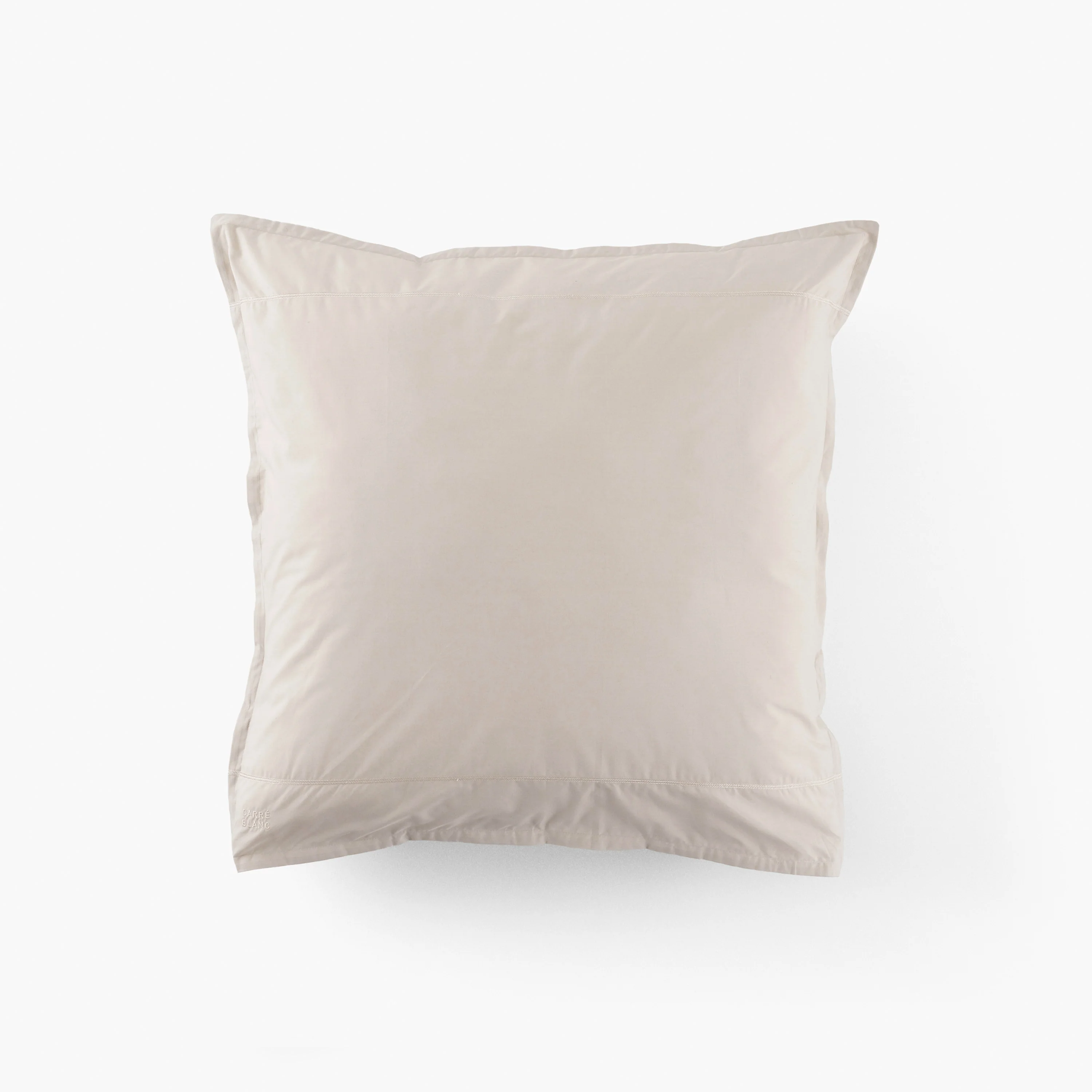 Neo Square Cotton Pillowcase - Beige