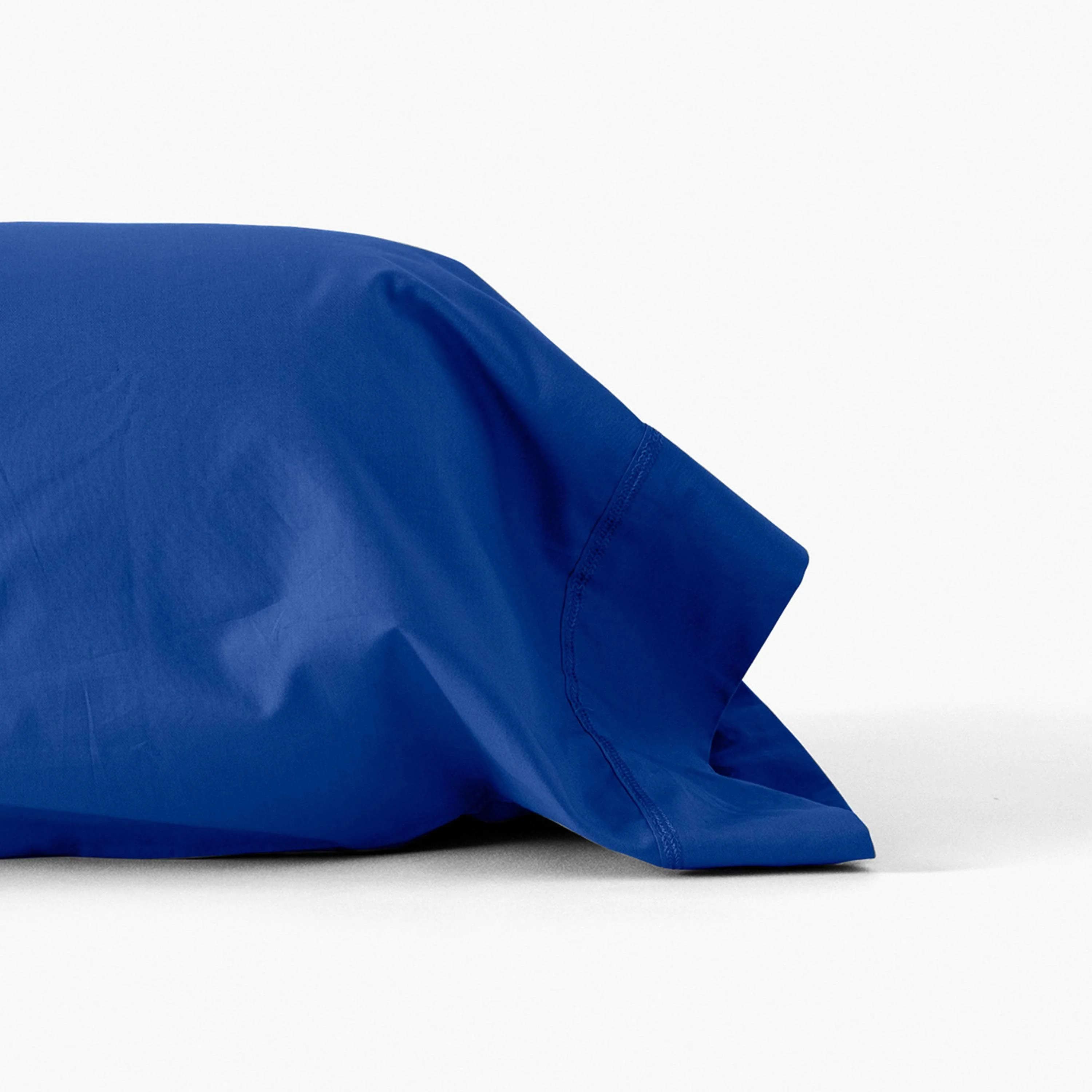Neo Ultramarine Cotton Percale Bolster Cover - Image 3