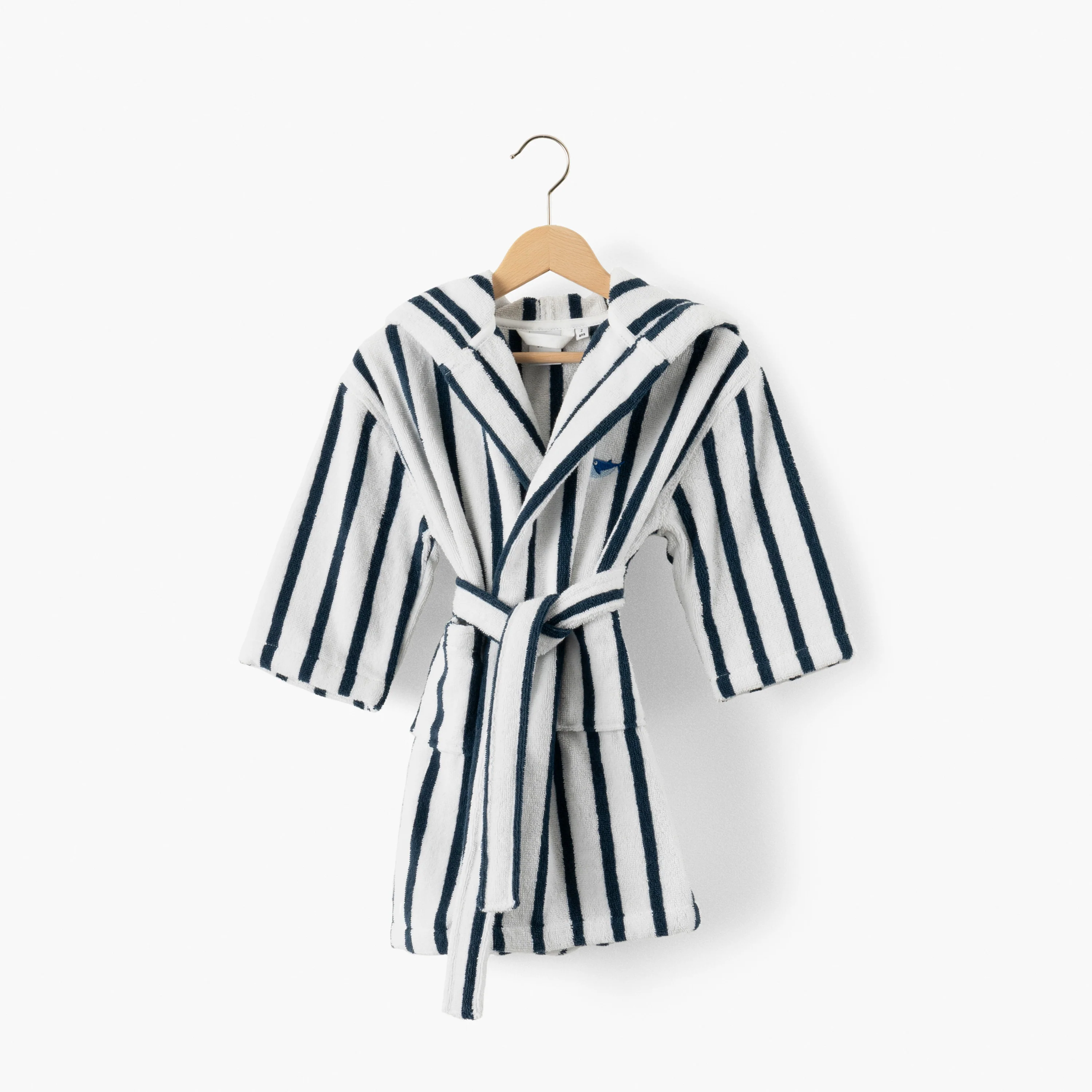 O Douce Children's Organic Cotton Bathrobe - White