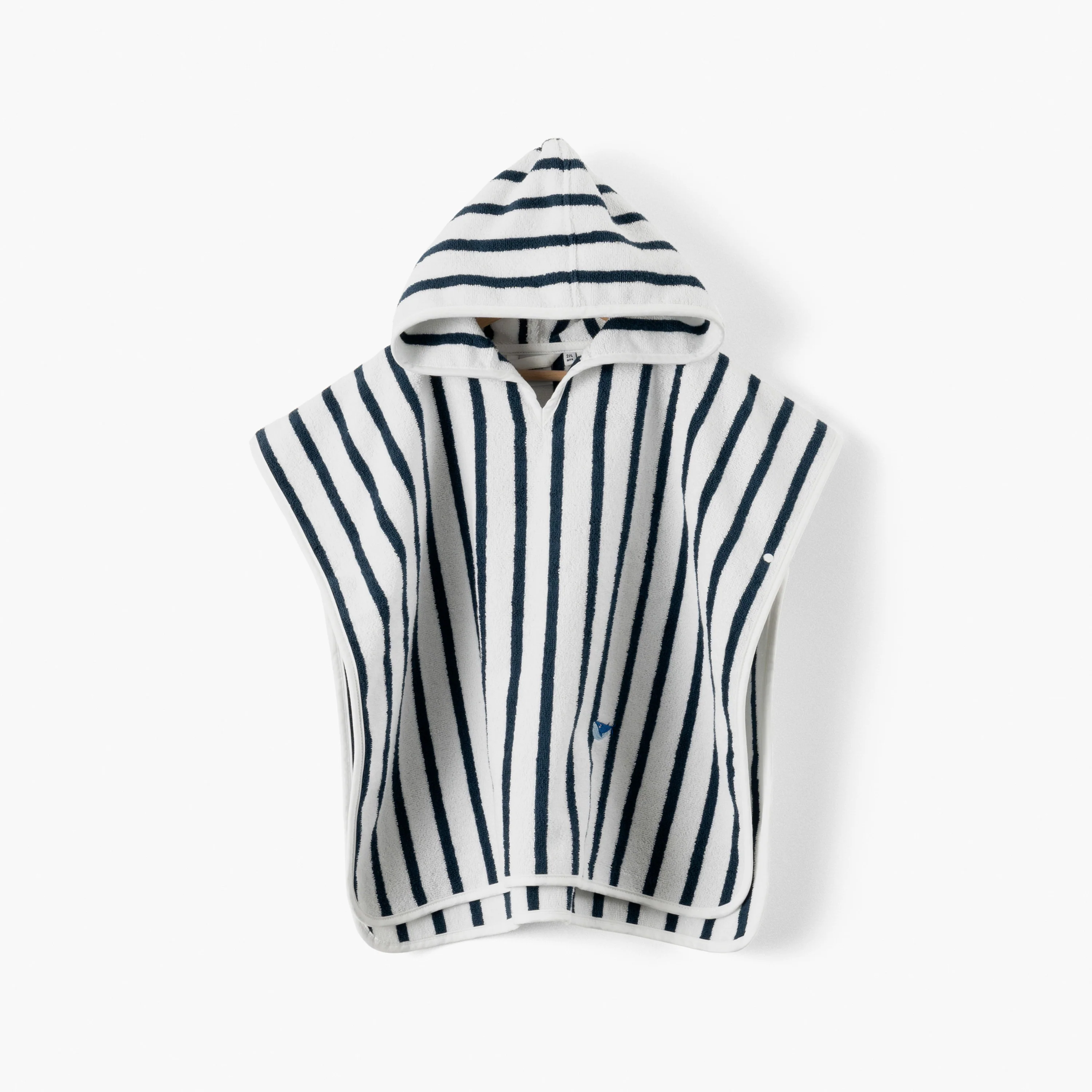O Douce Organic Cotton Poncho - White