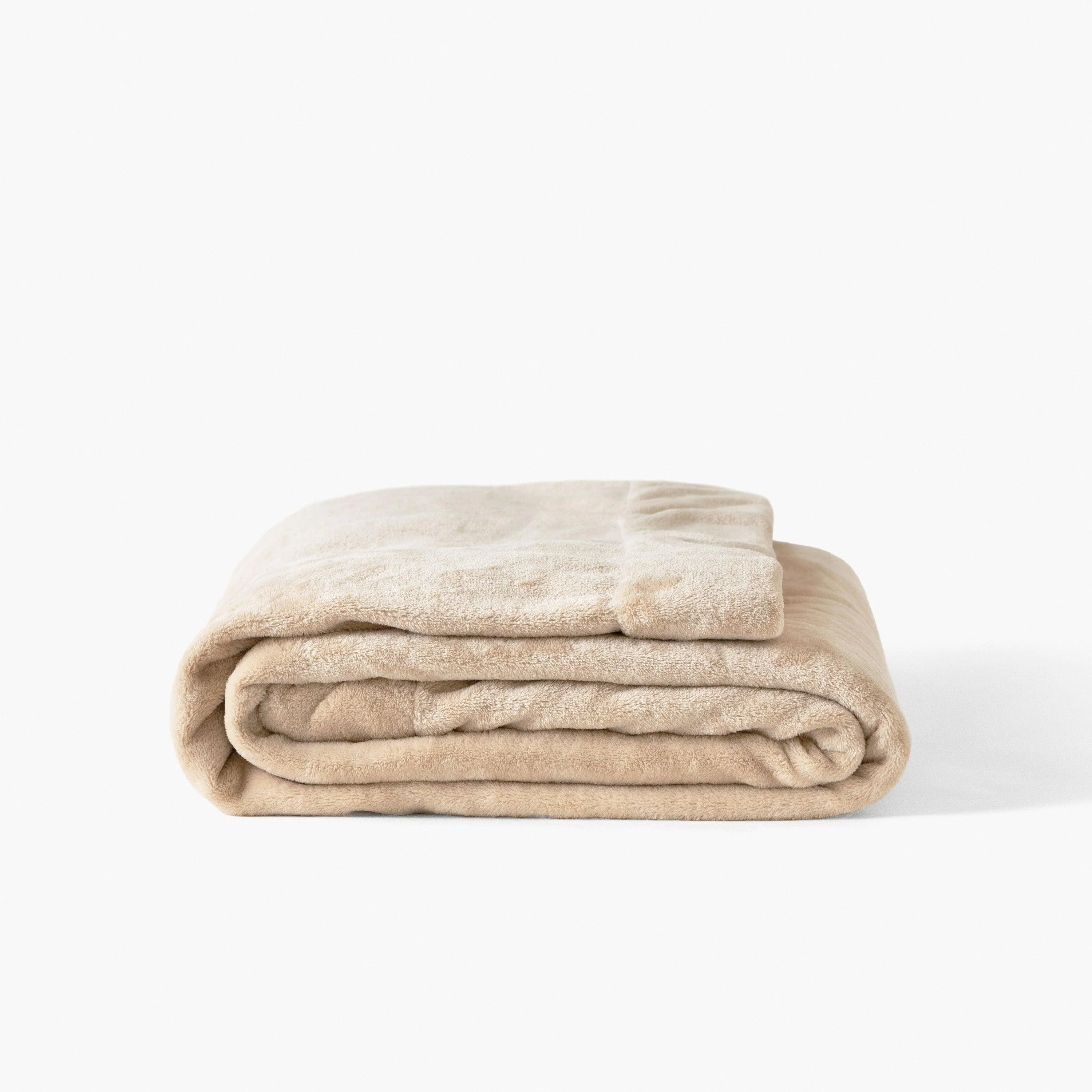Oslo Polar Fleece Blanket - Beige