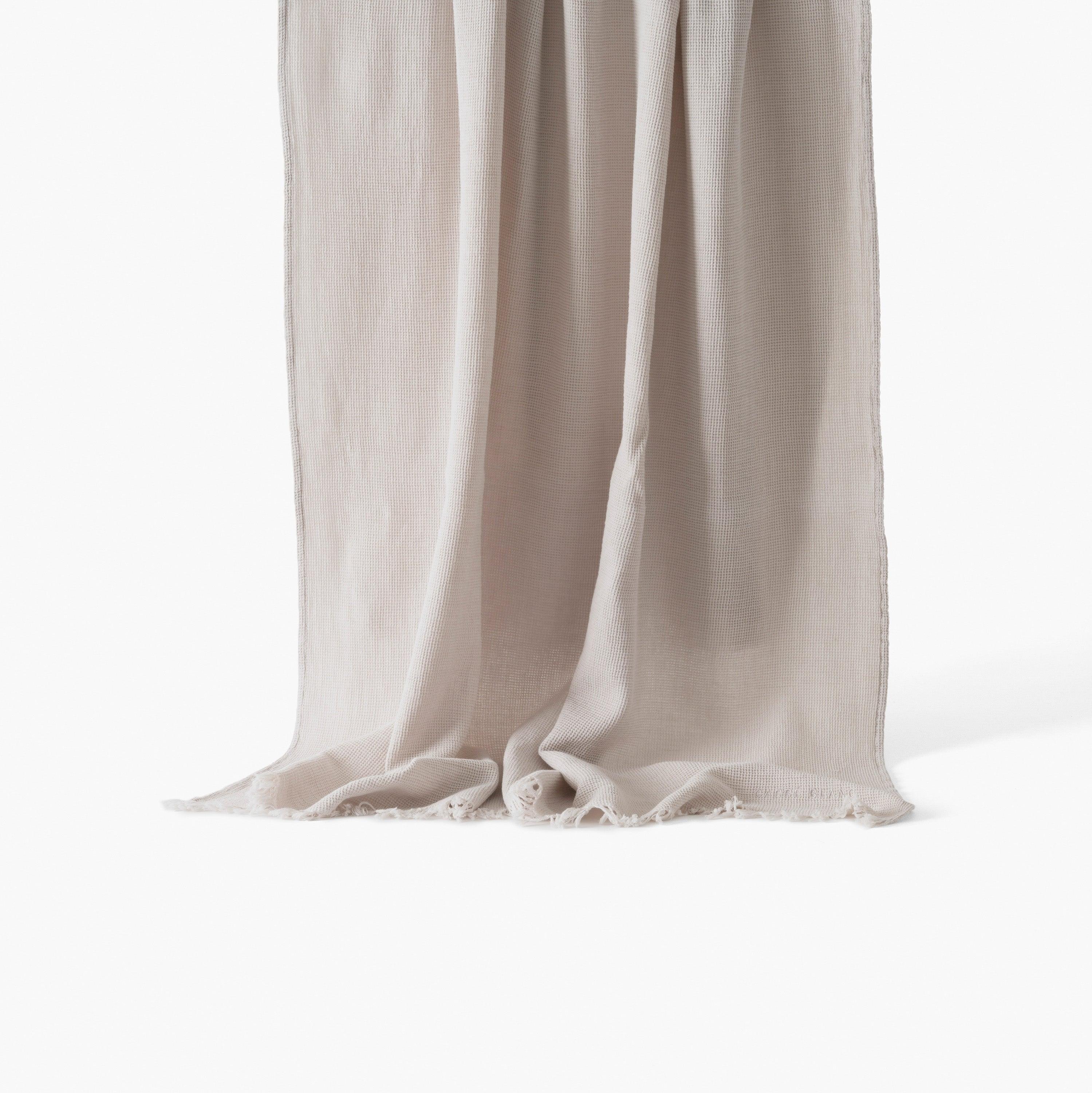Pyla Cotton Turkish Beach Towel - Beige