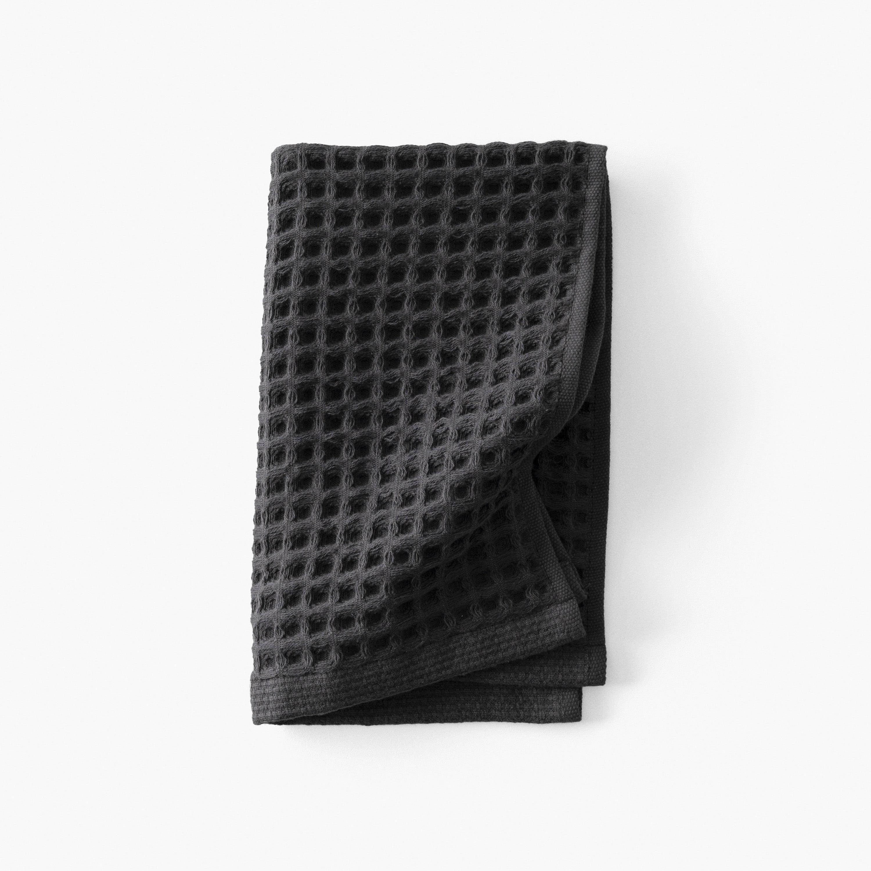 Quadro Charcoal Organic Cotton Guest Towel