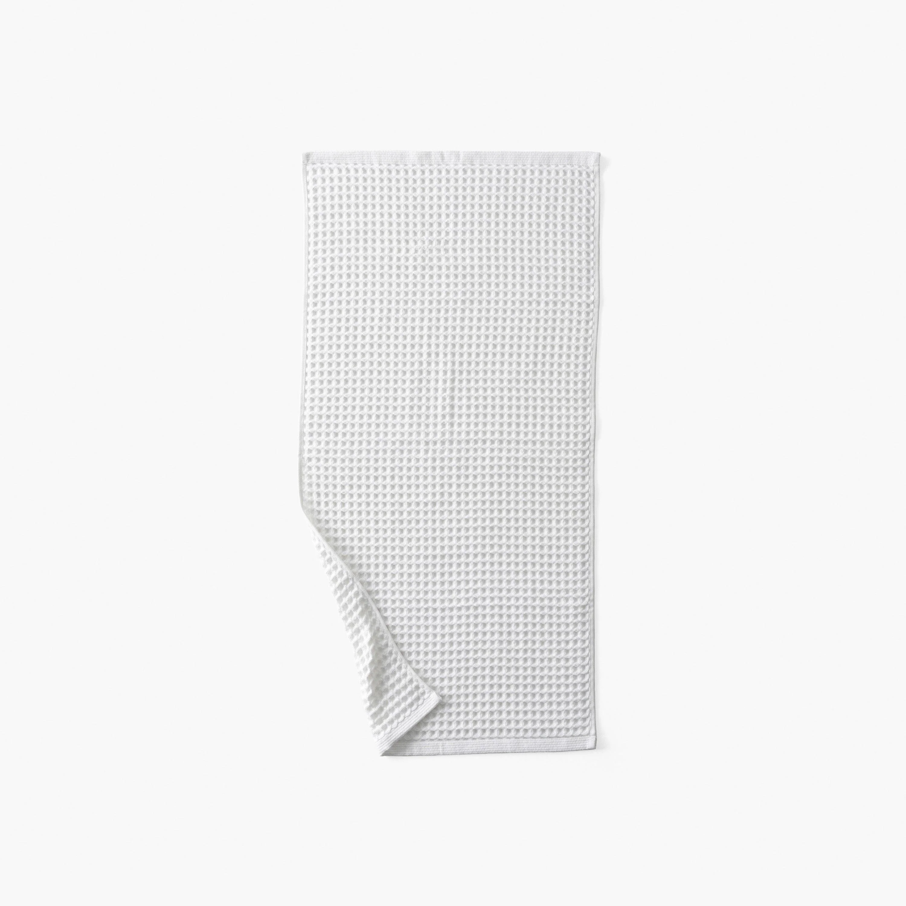Quadro Organic Cotton Towel - White - Image 3