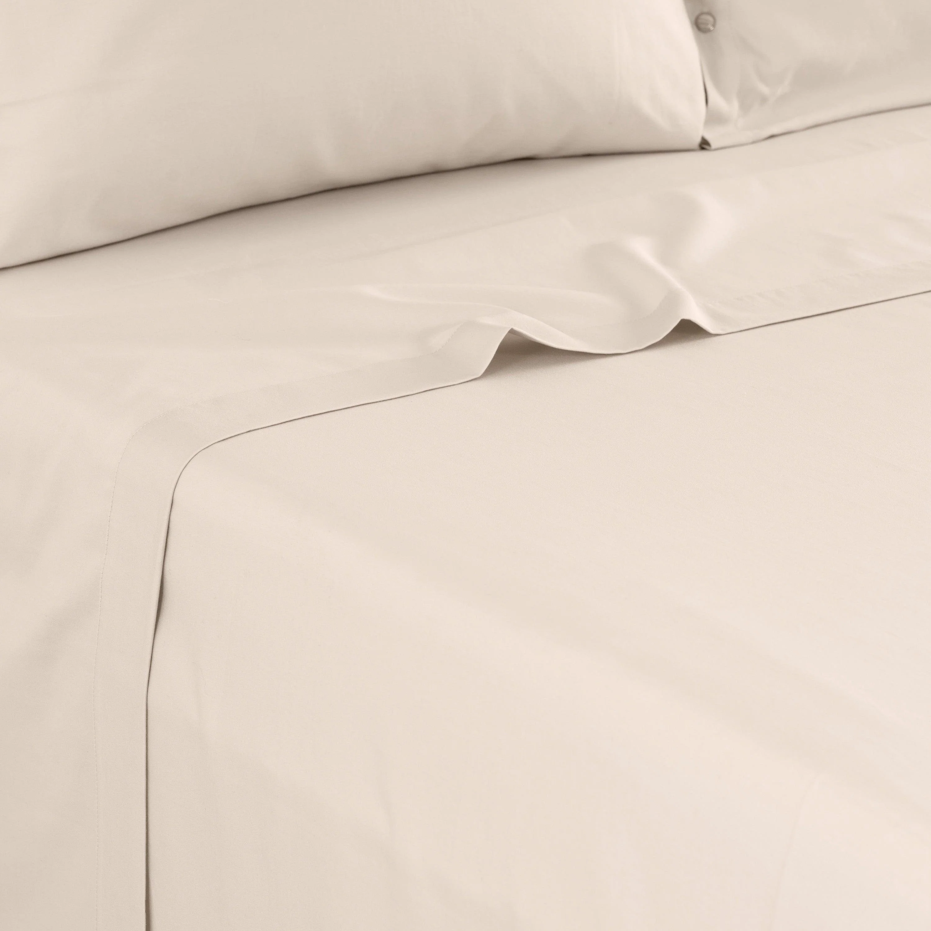 Quartz Organic Cotton Flat Sheet - Dune - Image 3