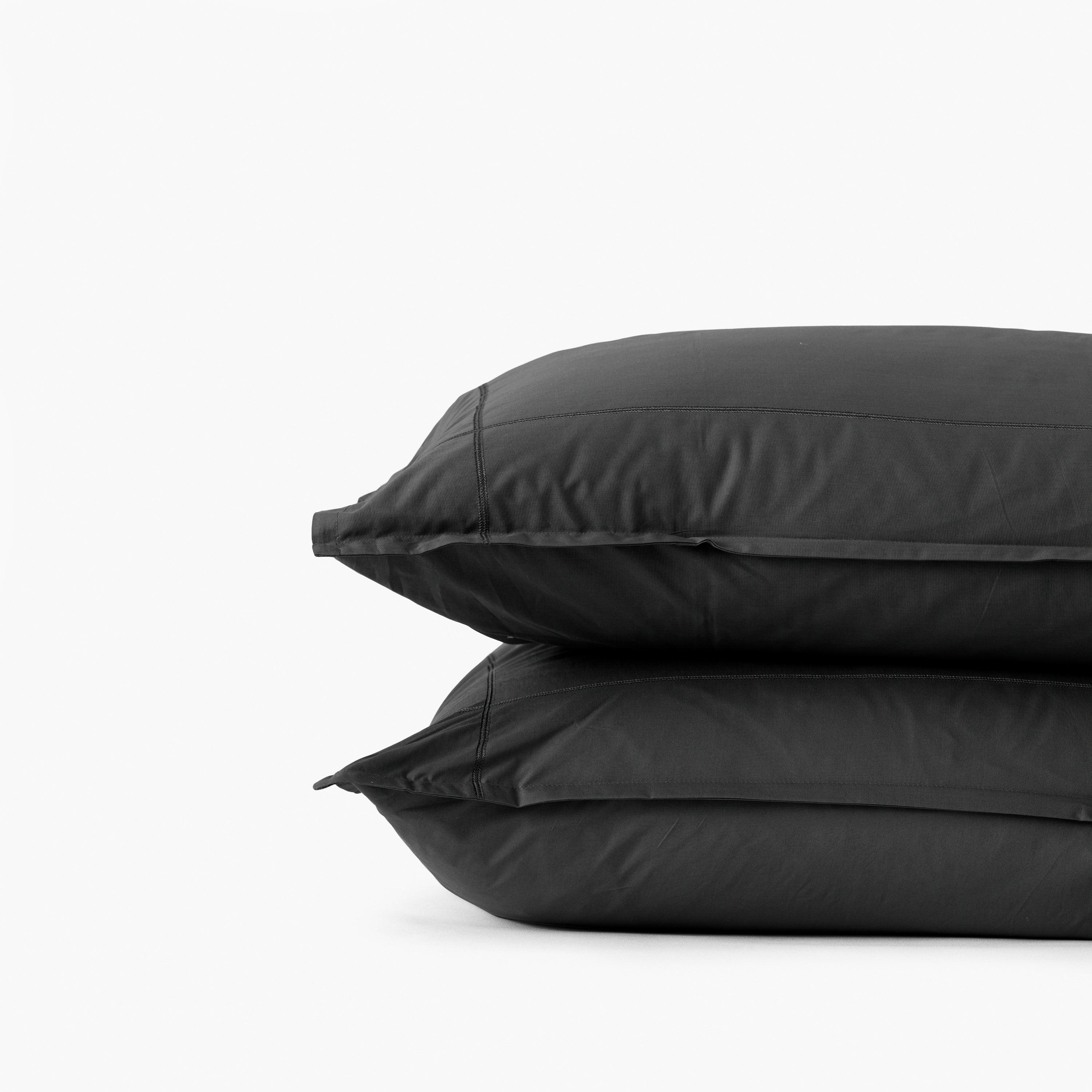 Neo Rectangular Cotton Pillowcase - Anthracite - Image 2