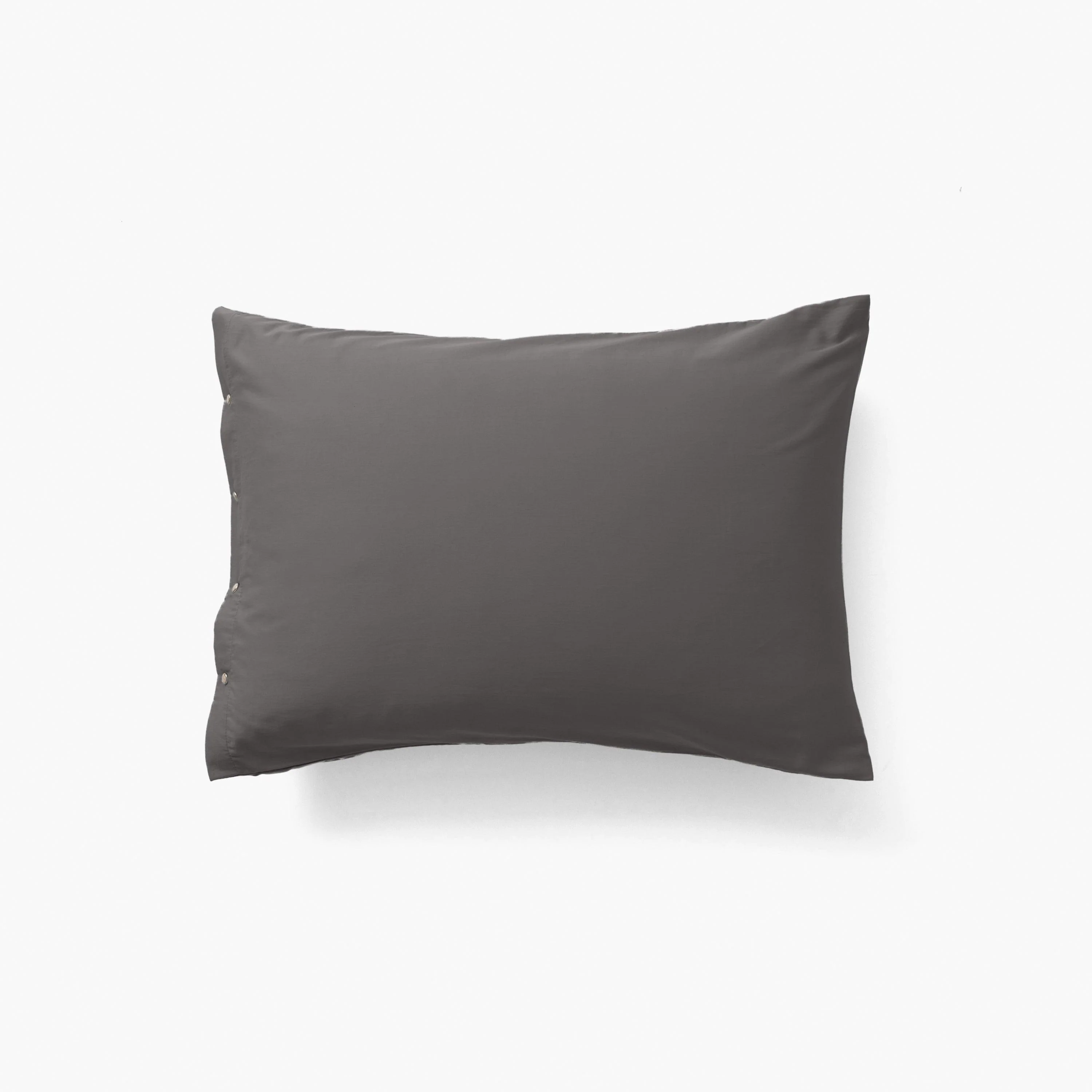 Quartz Rectangular Organic Cotton Pillowcase - Pebble