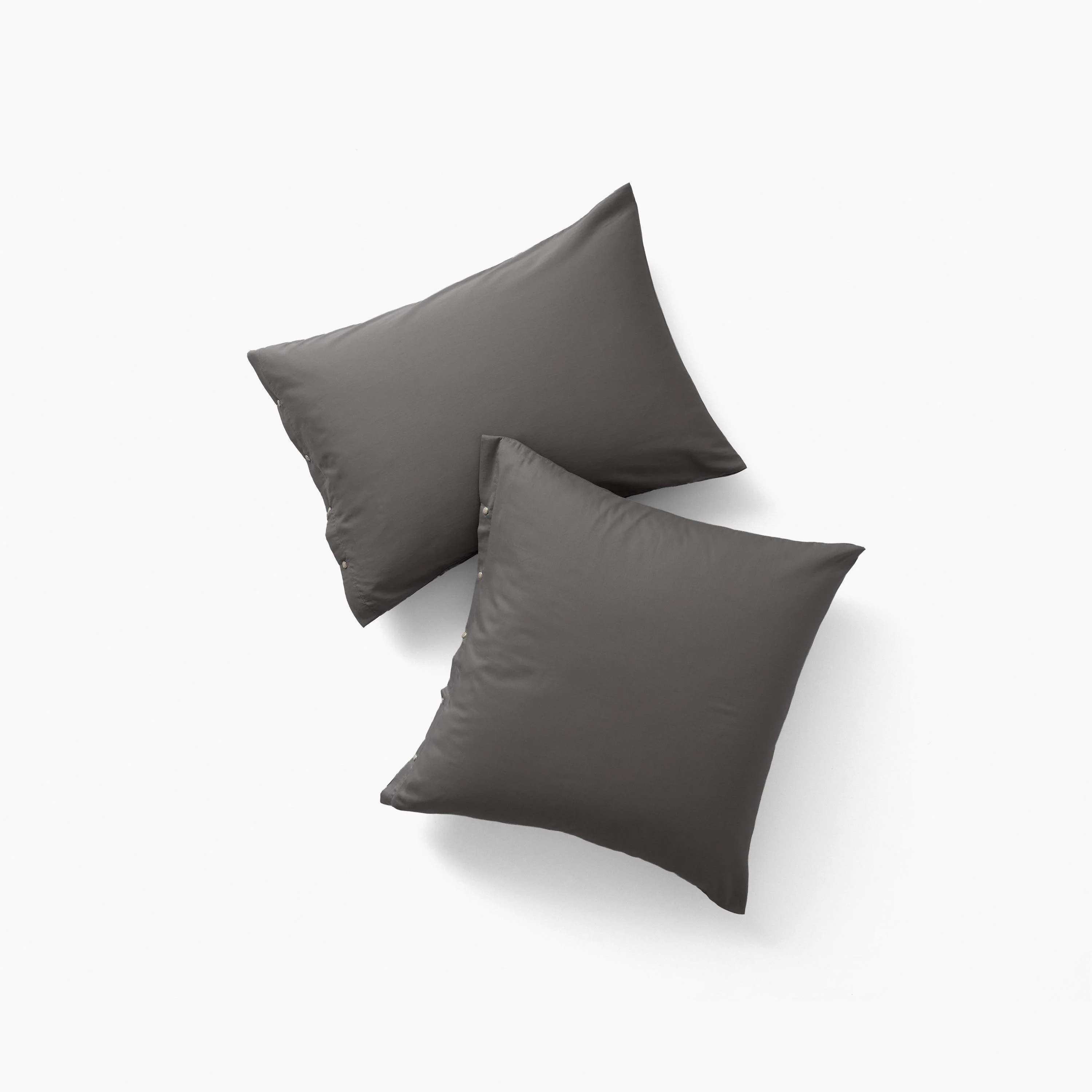 Quartz Rectangular Organic Cotton Pillowcase - Pebble - Image 4