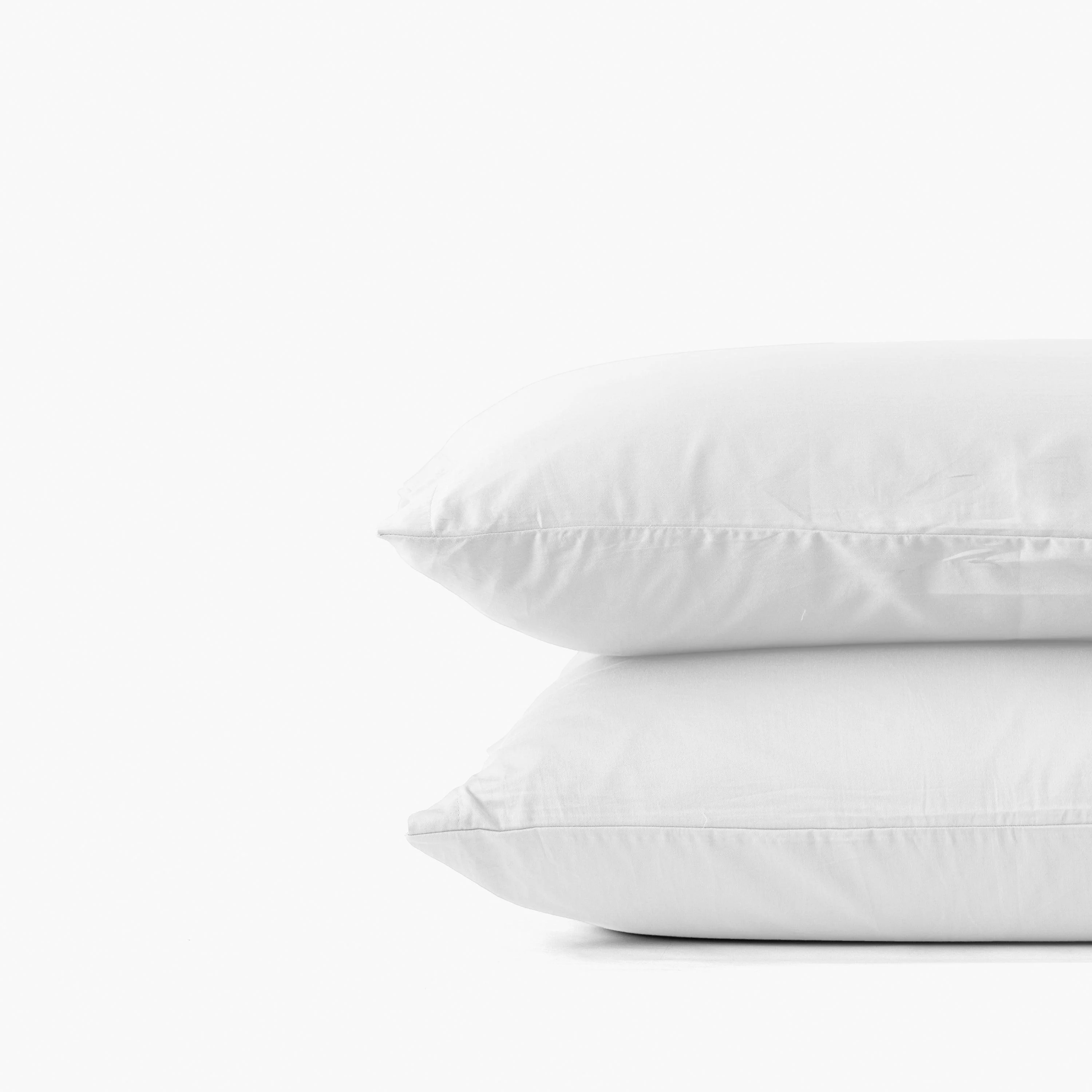 Quartz Rectangular Organic Cotton Pillowcase - White - Image 3