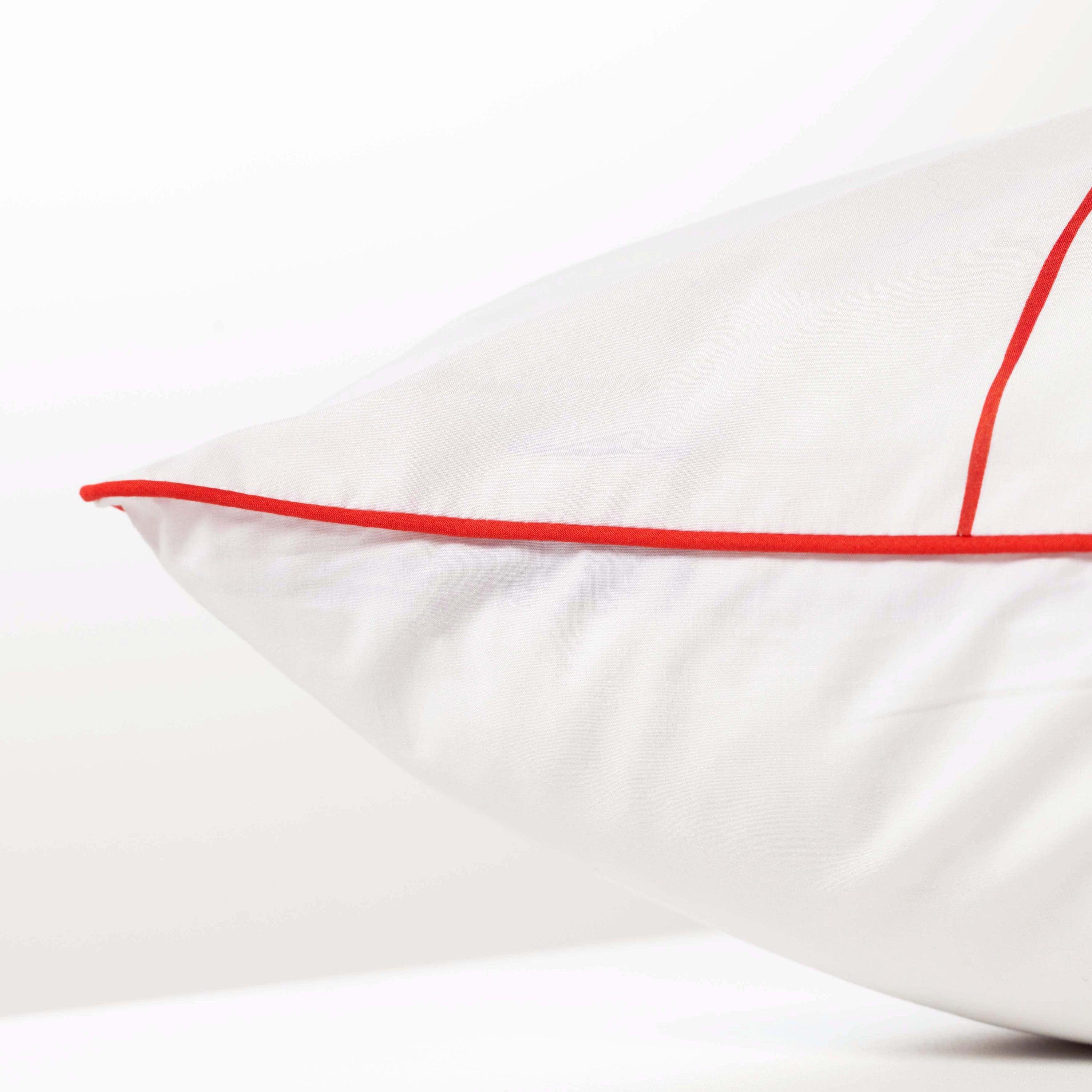 Rectangular Pillowcase in Cotton Percale Bisou - Image 4