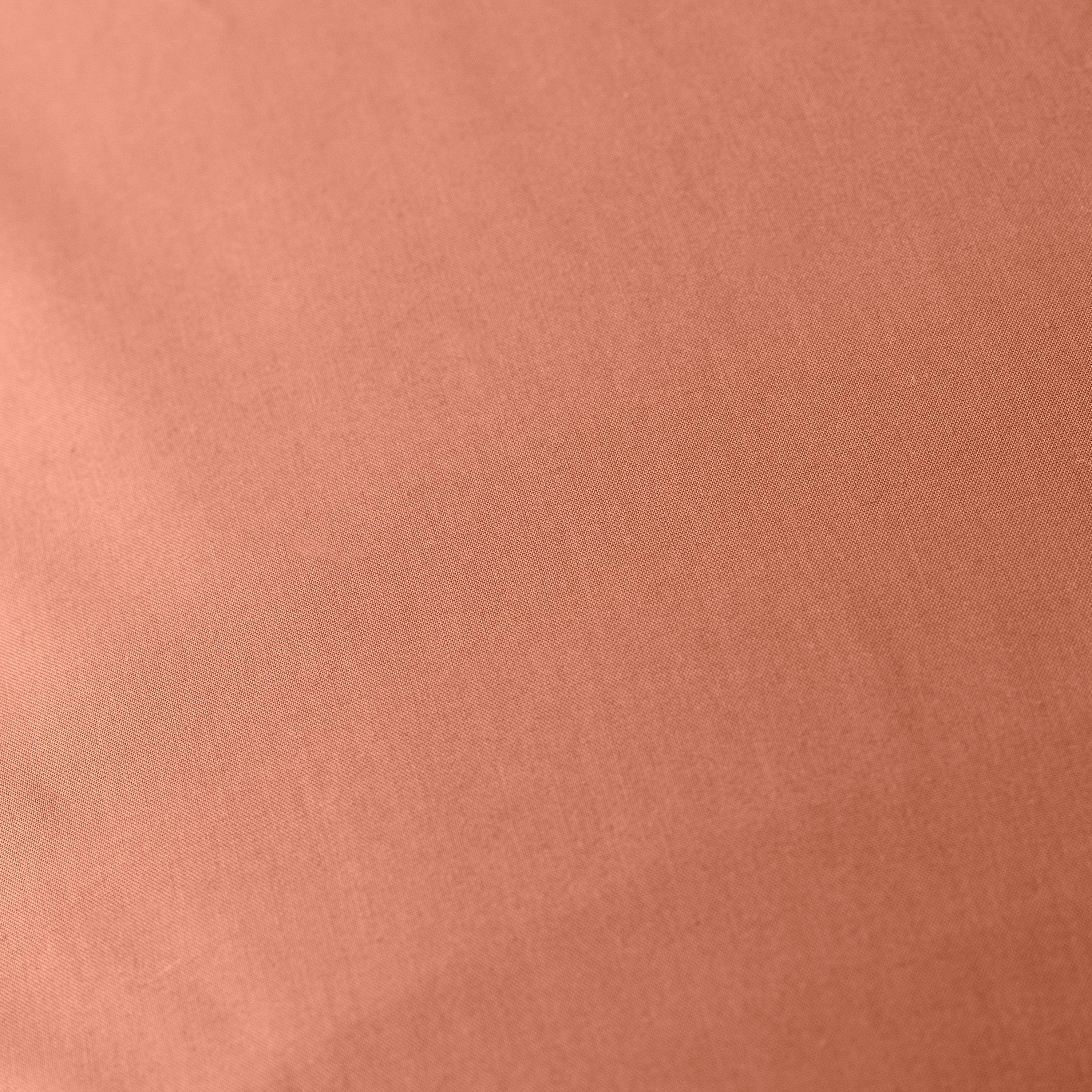 Neo Rectangular Cotton Percale Pillowcase - Terracotta - Image 3